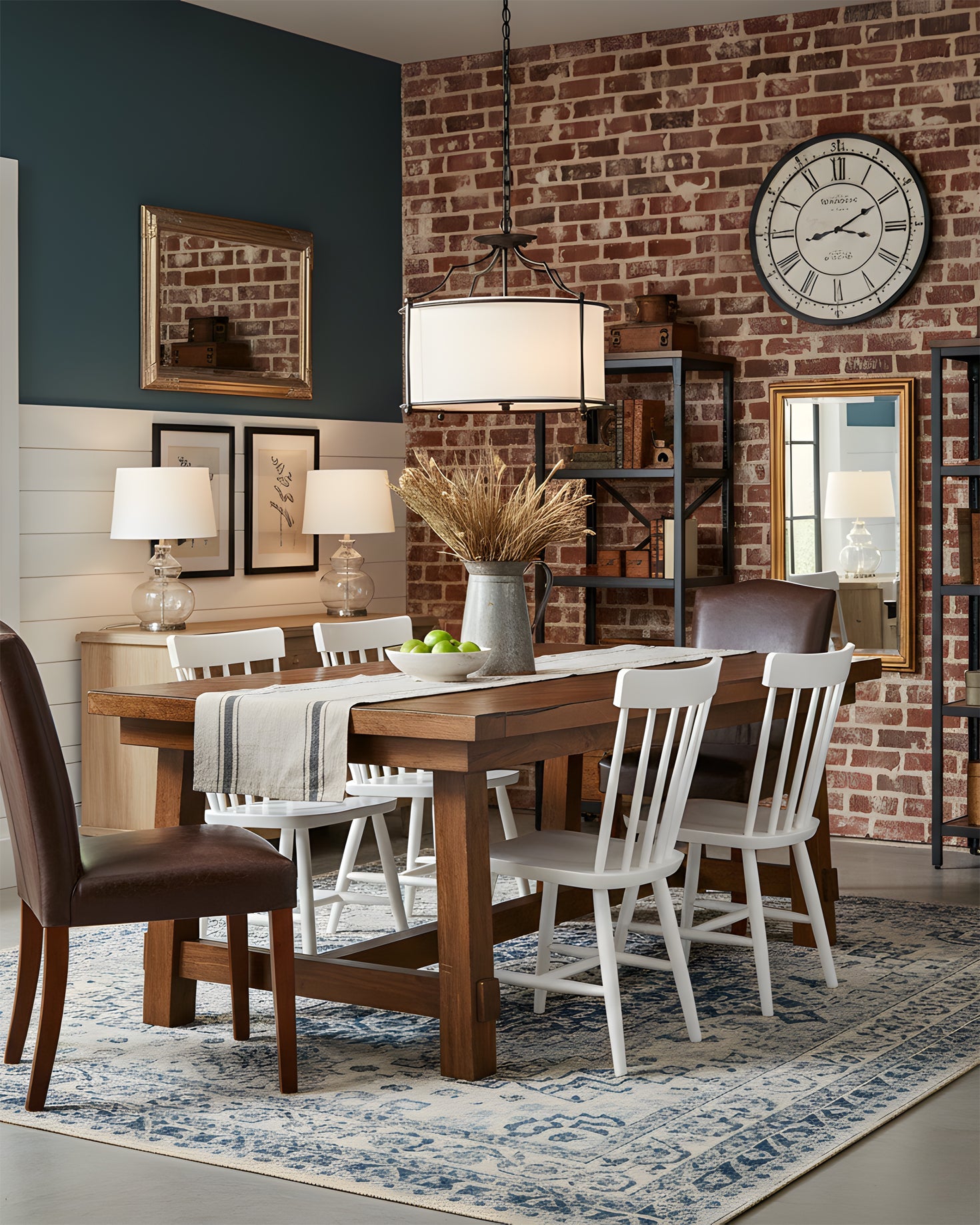 Alexa Scandinavian Brass Pendant Light