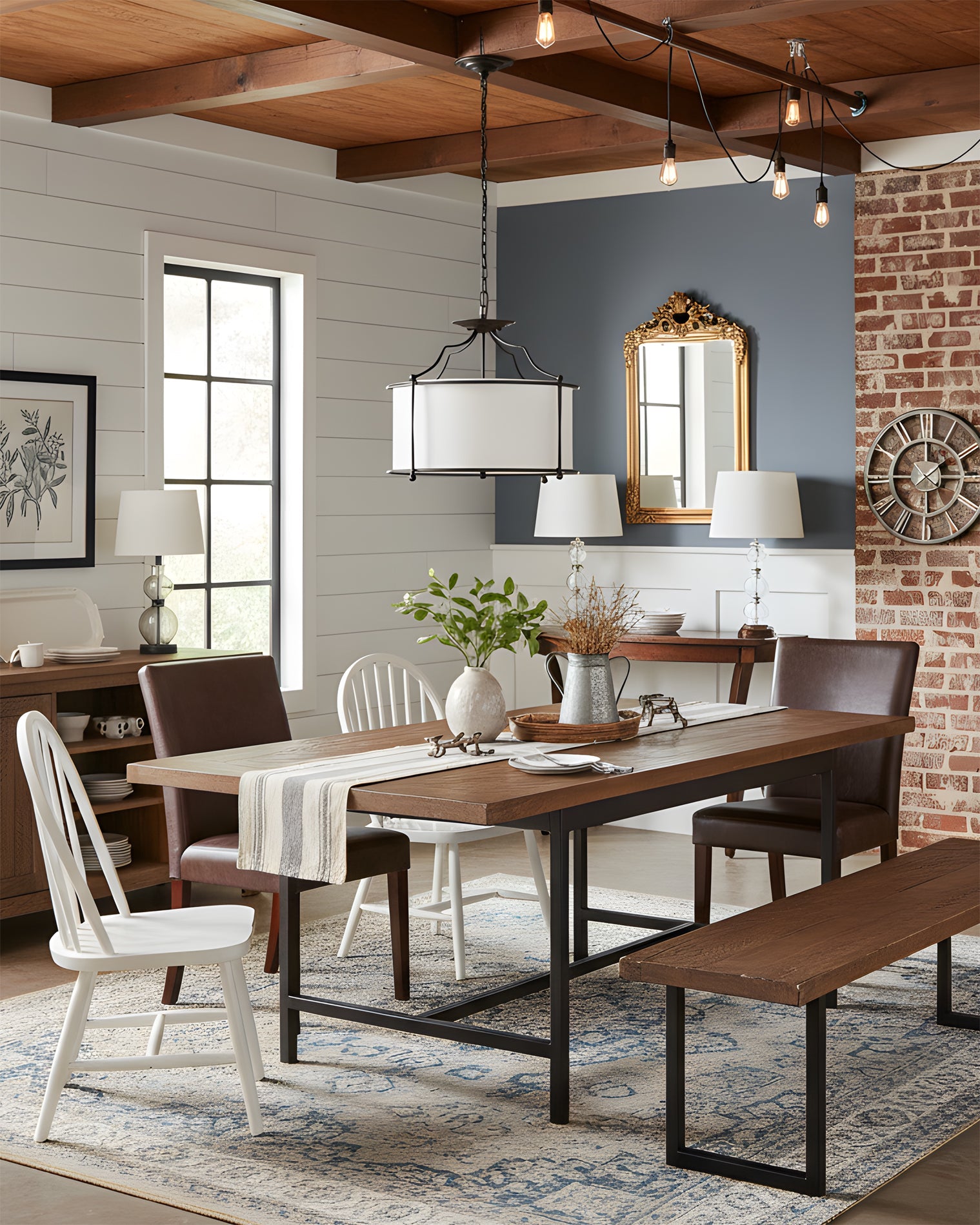 Alexa Scandinavian Brass Pendant Light