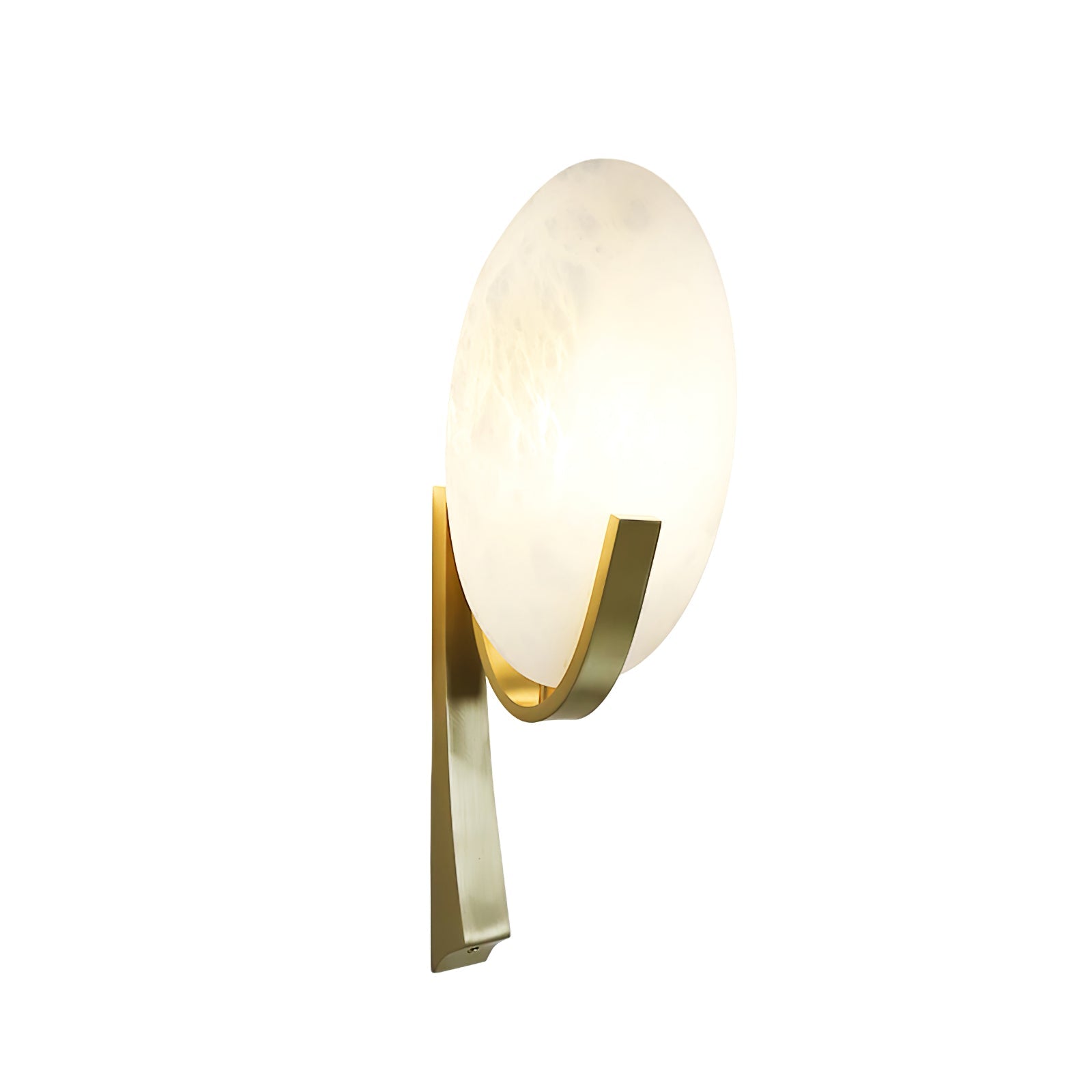 Althea Minimalist Alabaster Wall Lamp - Blowlighting