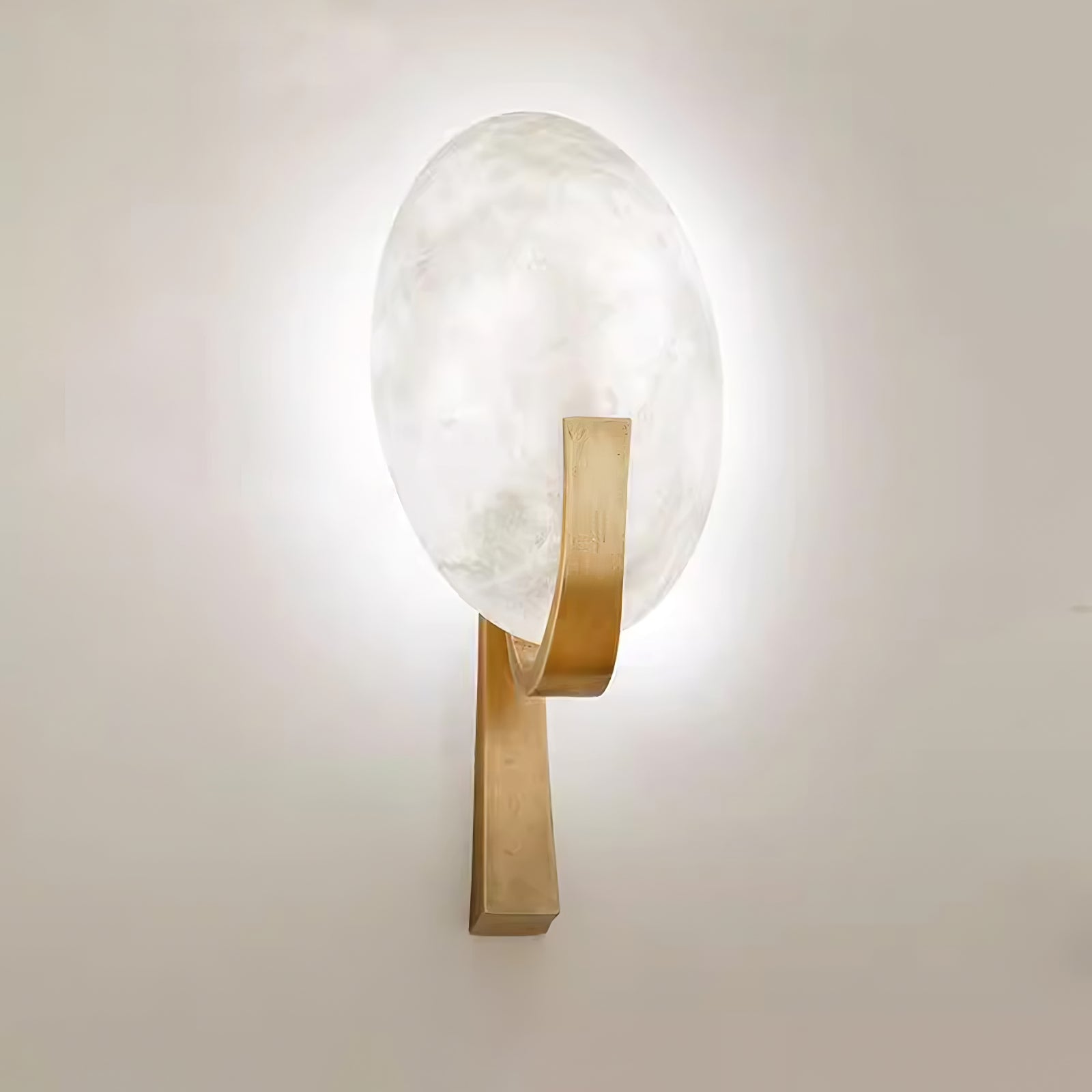 Althea Minimalist Alabaster Wall Lamp - Blowlighting