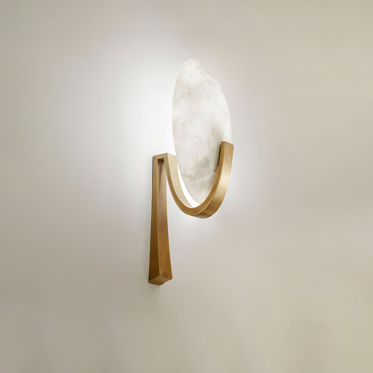 Althea Minimalist Alabaster Wall Lamp - Blowlighting