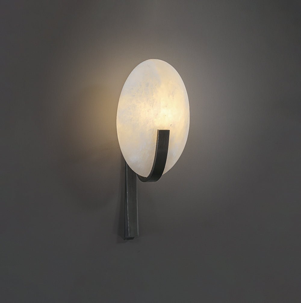 Althea Minimalist Alabaster Wall Lamp - Blowlighting