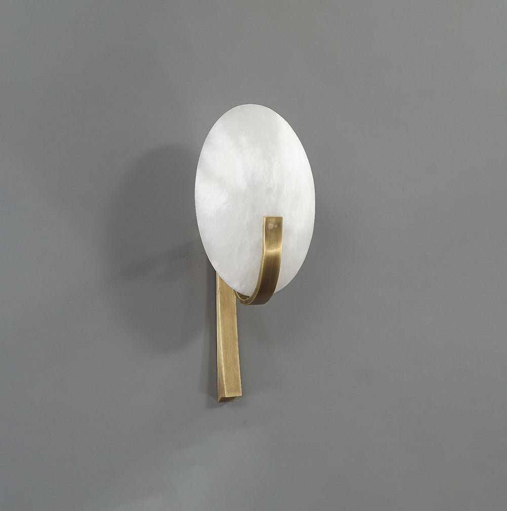 Althea Minimalist Alabaster Wall Lamp - Blowlighting