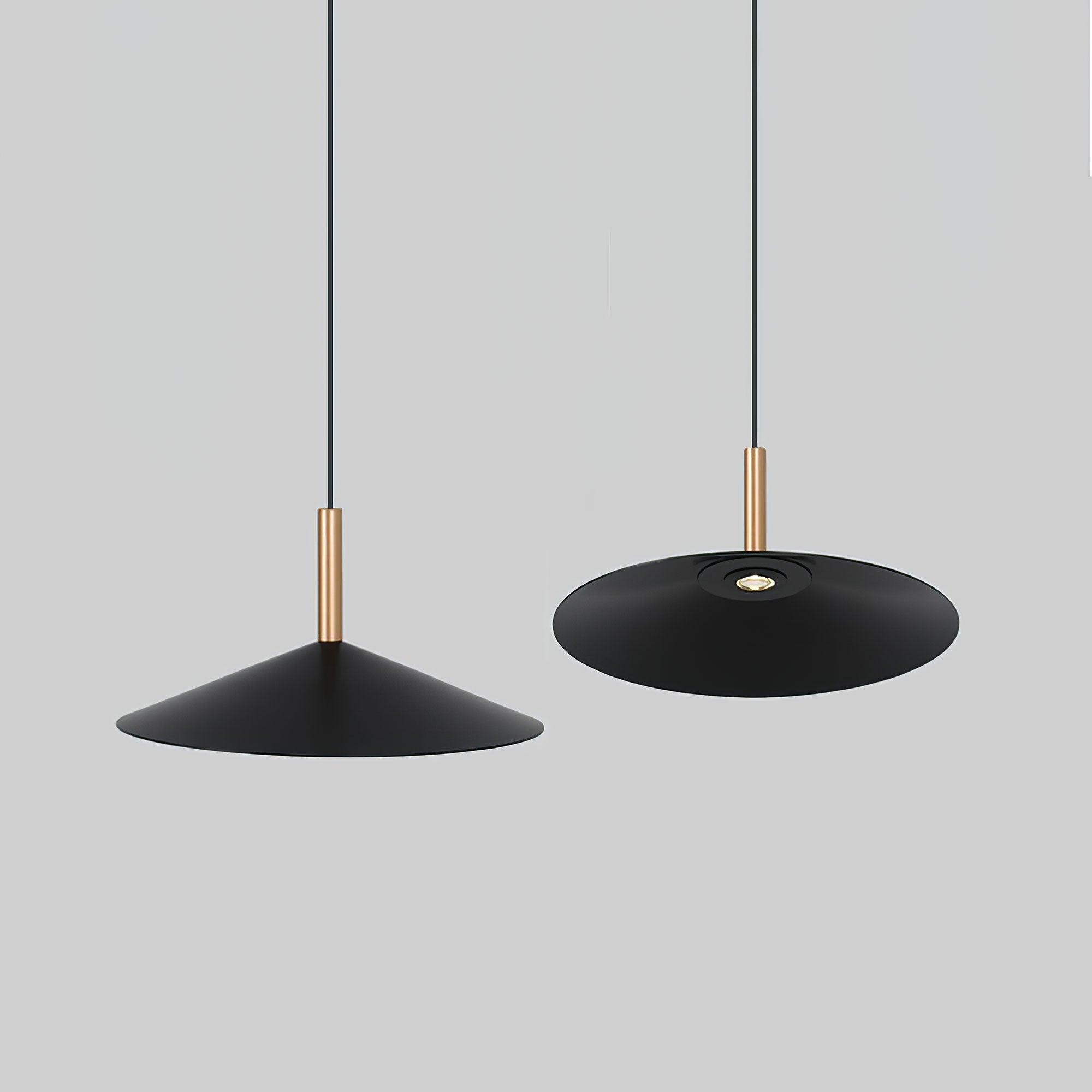 Vezoror Conical Metal Pendant Light - Blowlighting
