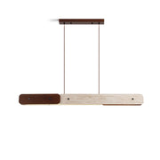 Aluet Minimalist Wood Linear Chandelier
