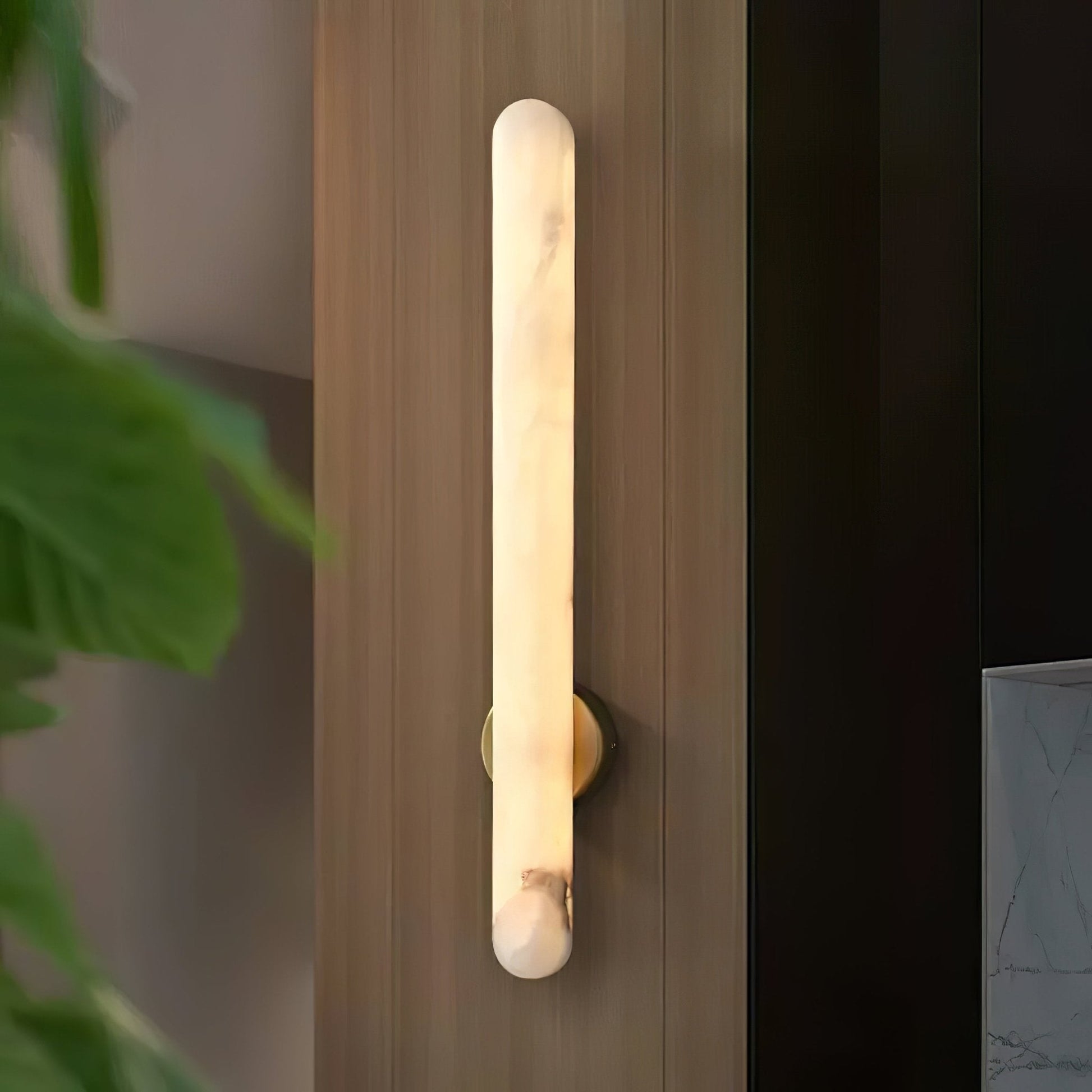 Elvenira Cylindrical Alabaster Wall Light - Blowlighting