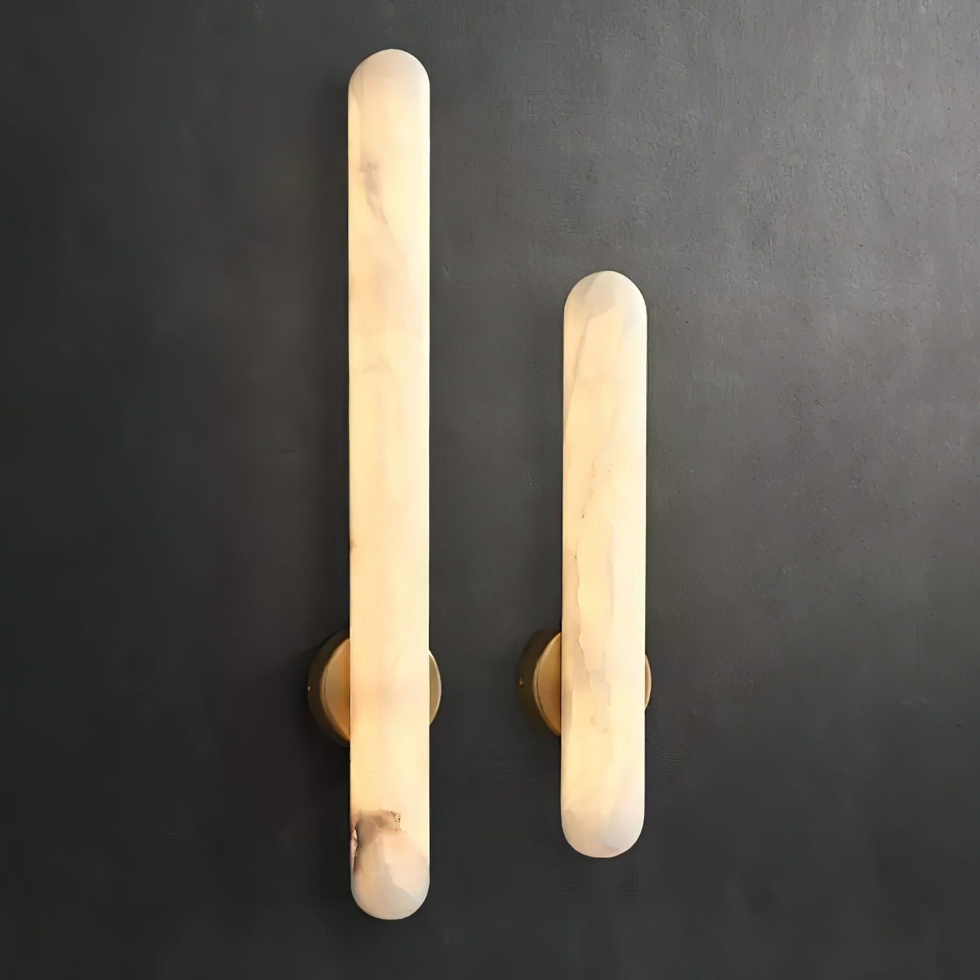 Elvenira Cylindrical Alabaster Wall Light - Blowlighting