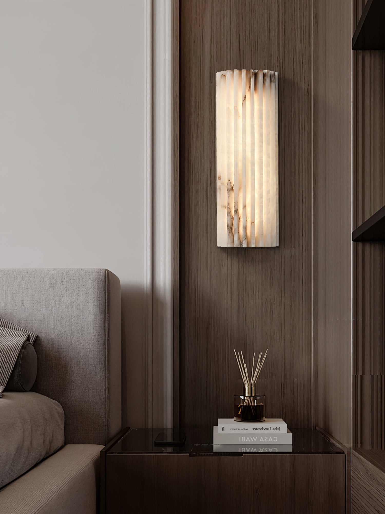Orcarion Alabaster Wall Lamp - Blowlighting