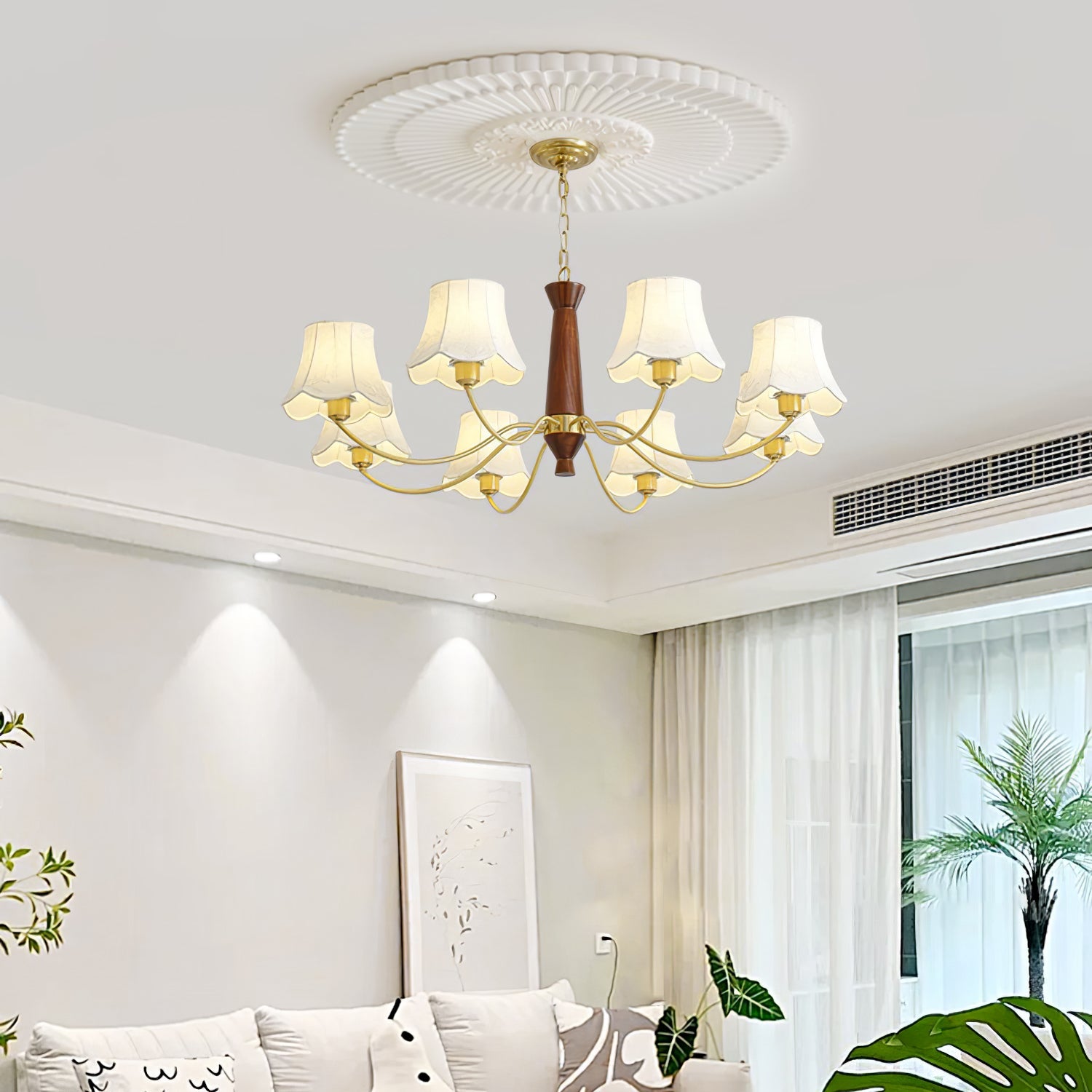 Alyssa Fabric Chandelier - Blowlighting
