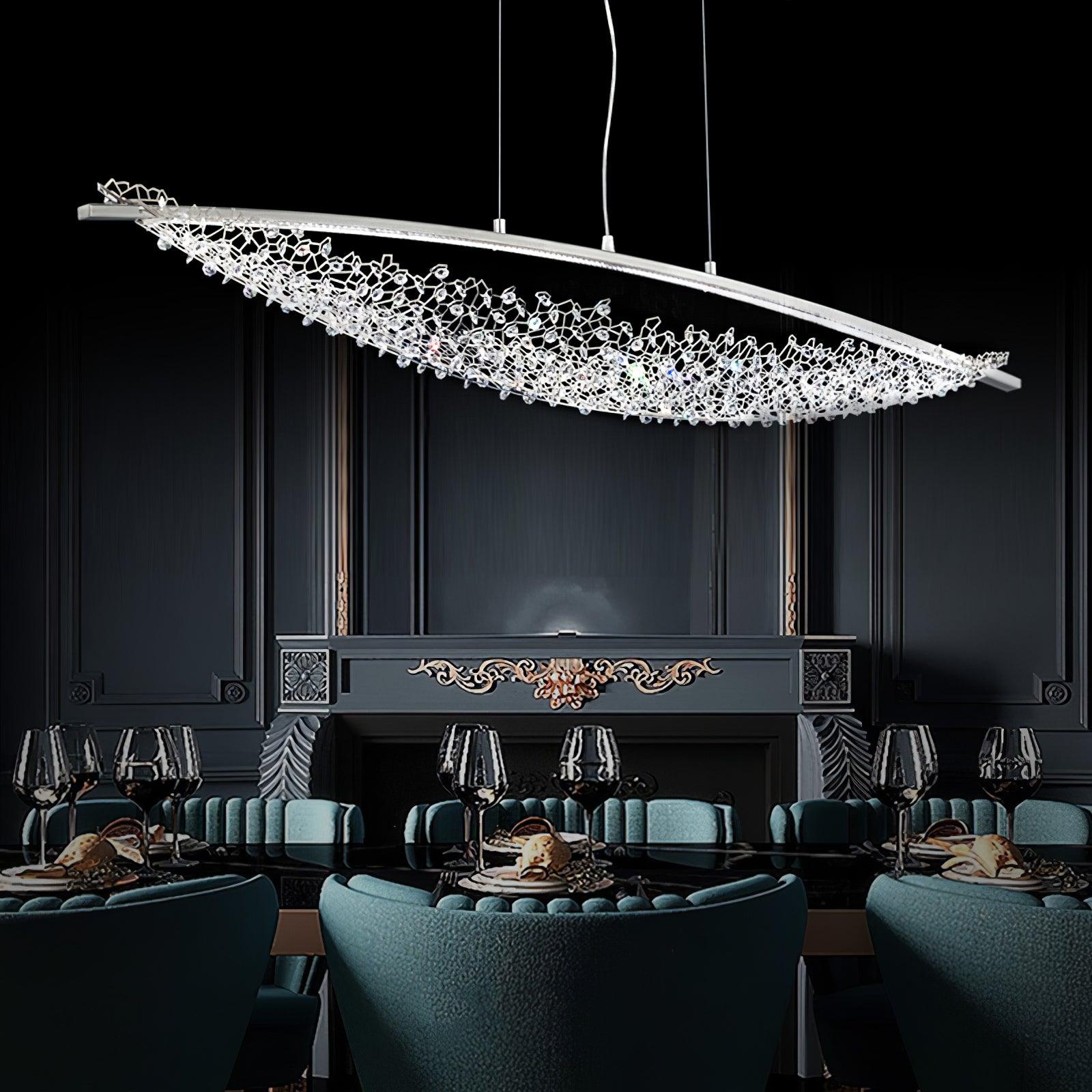 Elvarin Crystal Pendant Light - Blowlighting