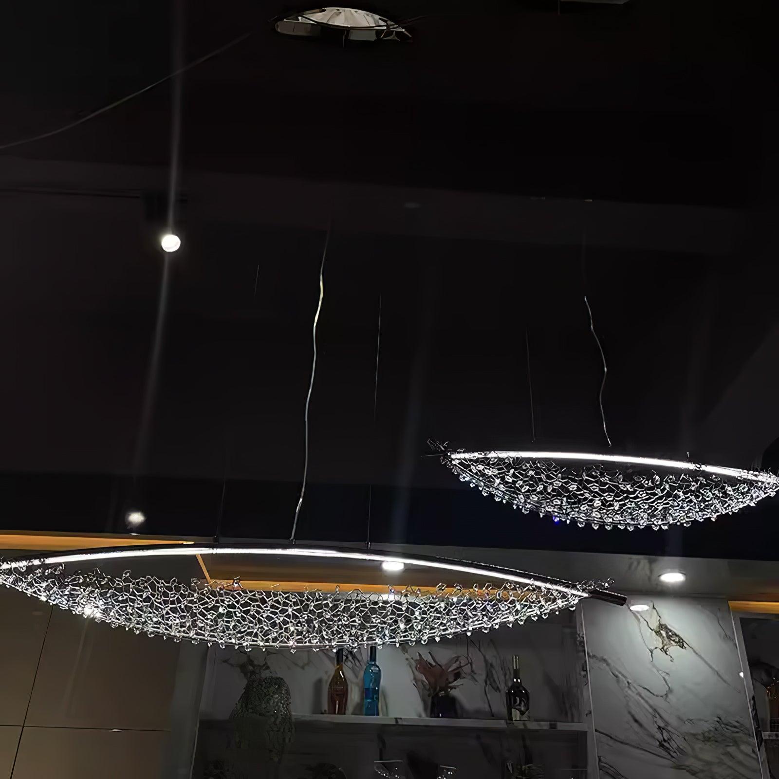 Elvarin Crystal Pendant Light - Blowlighting
