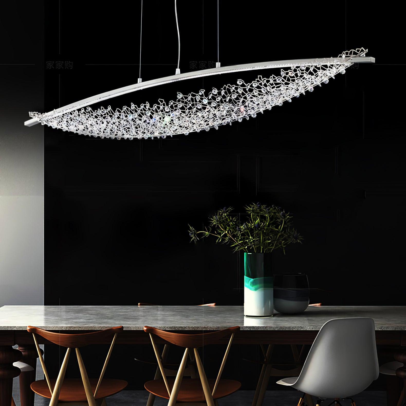 Elvarin Crystal Pendant Light - Blowlighting