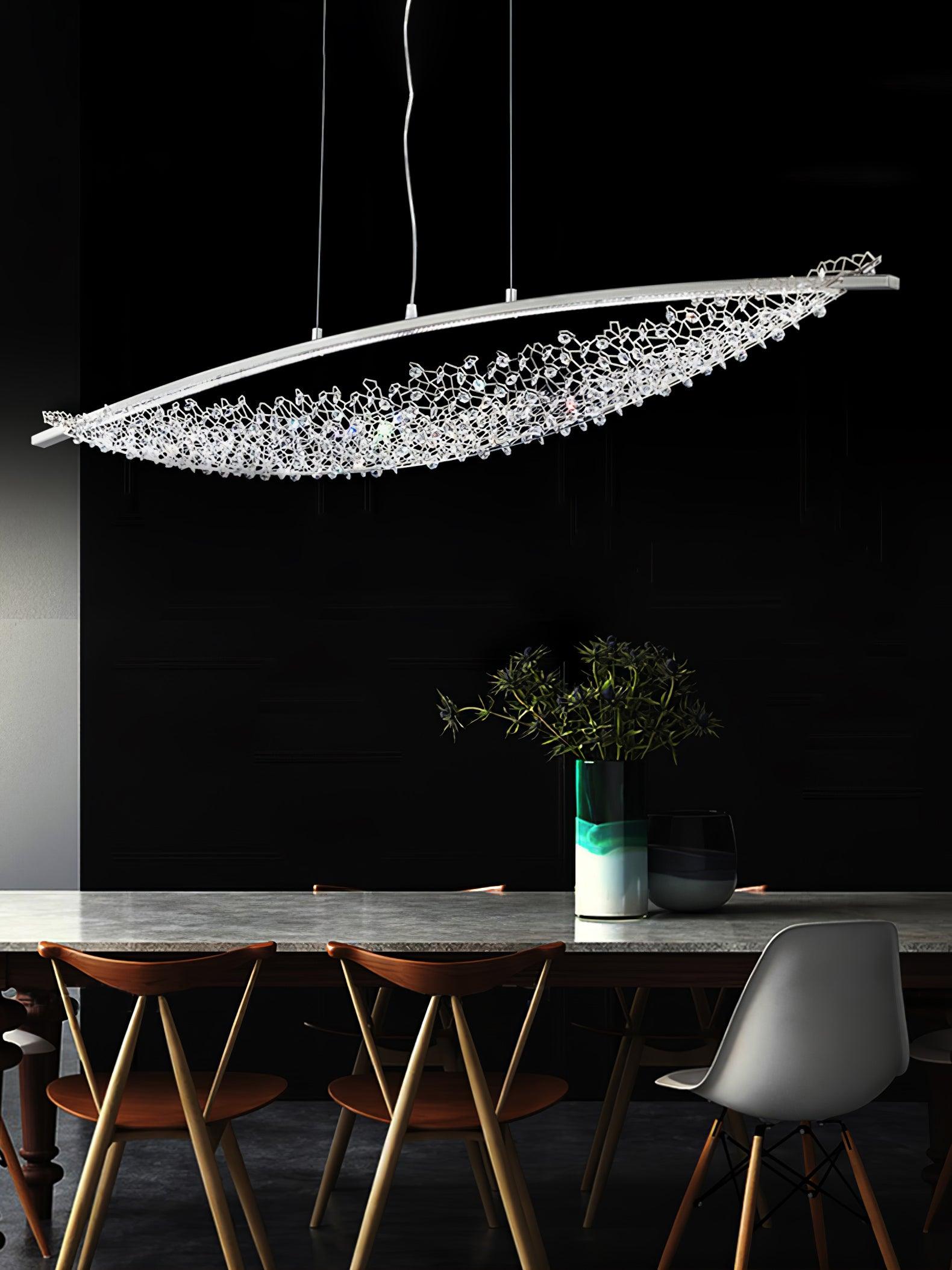 Elvarin Crystal Pendant Light - Blowlighting