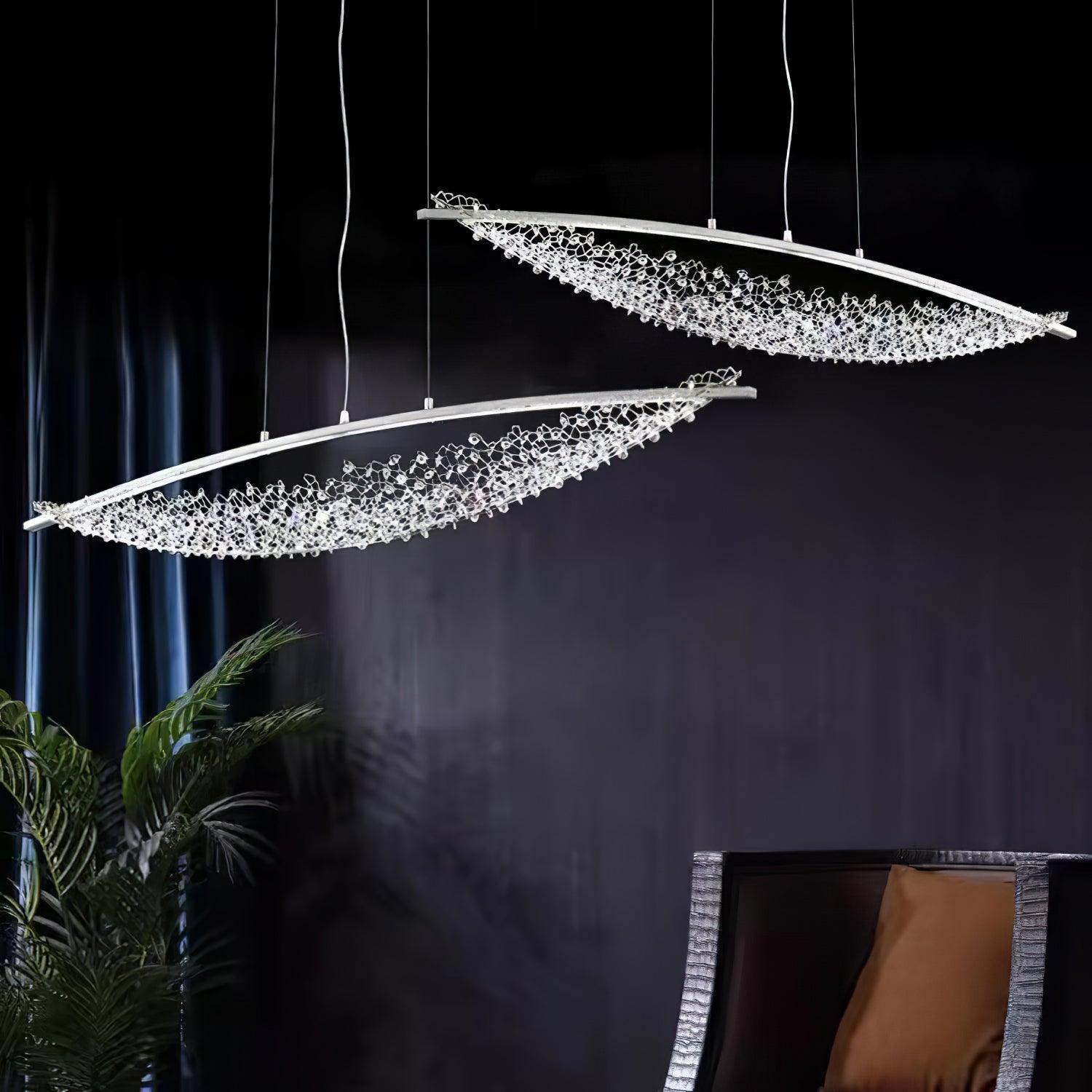 Elvarin Crystal Pendant Light - Blowlighting