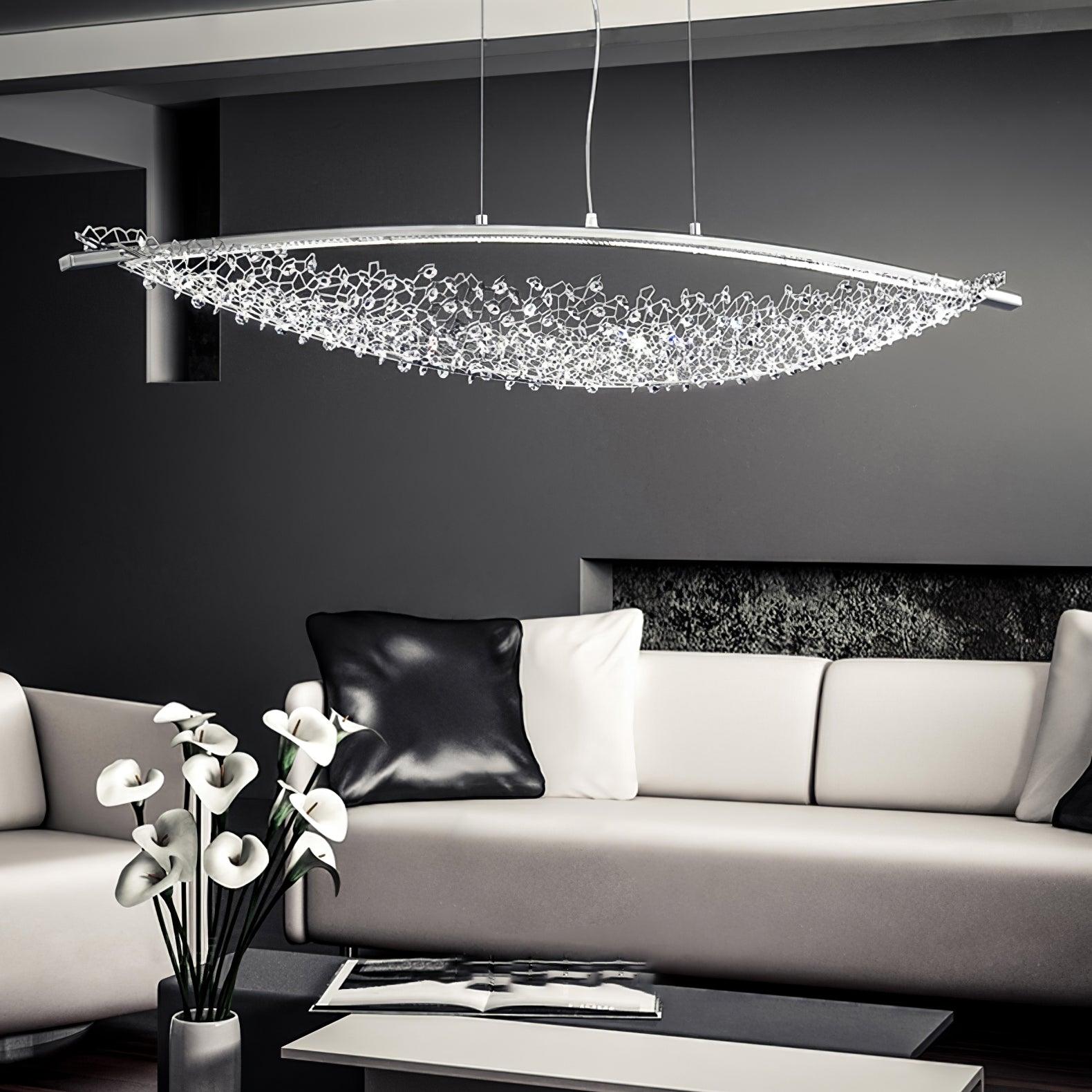 Elvarin Crystal Pendant Light - Blowlighting
