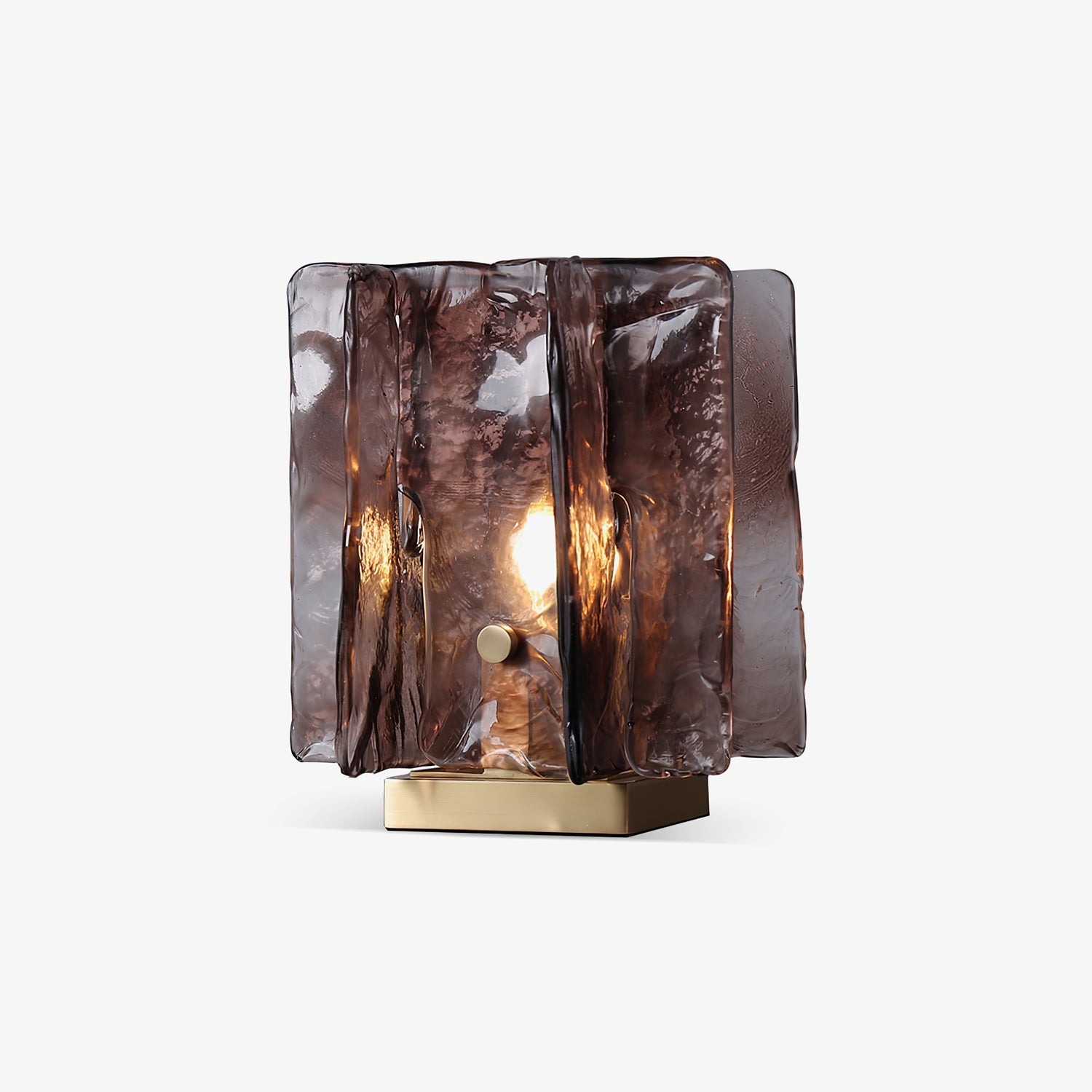 Amber Building Block Table Lamp - Blowlighting
