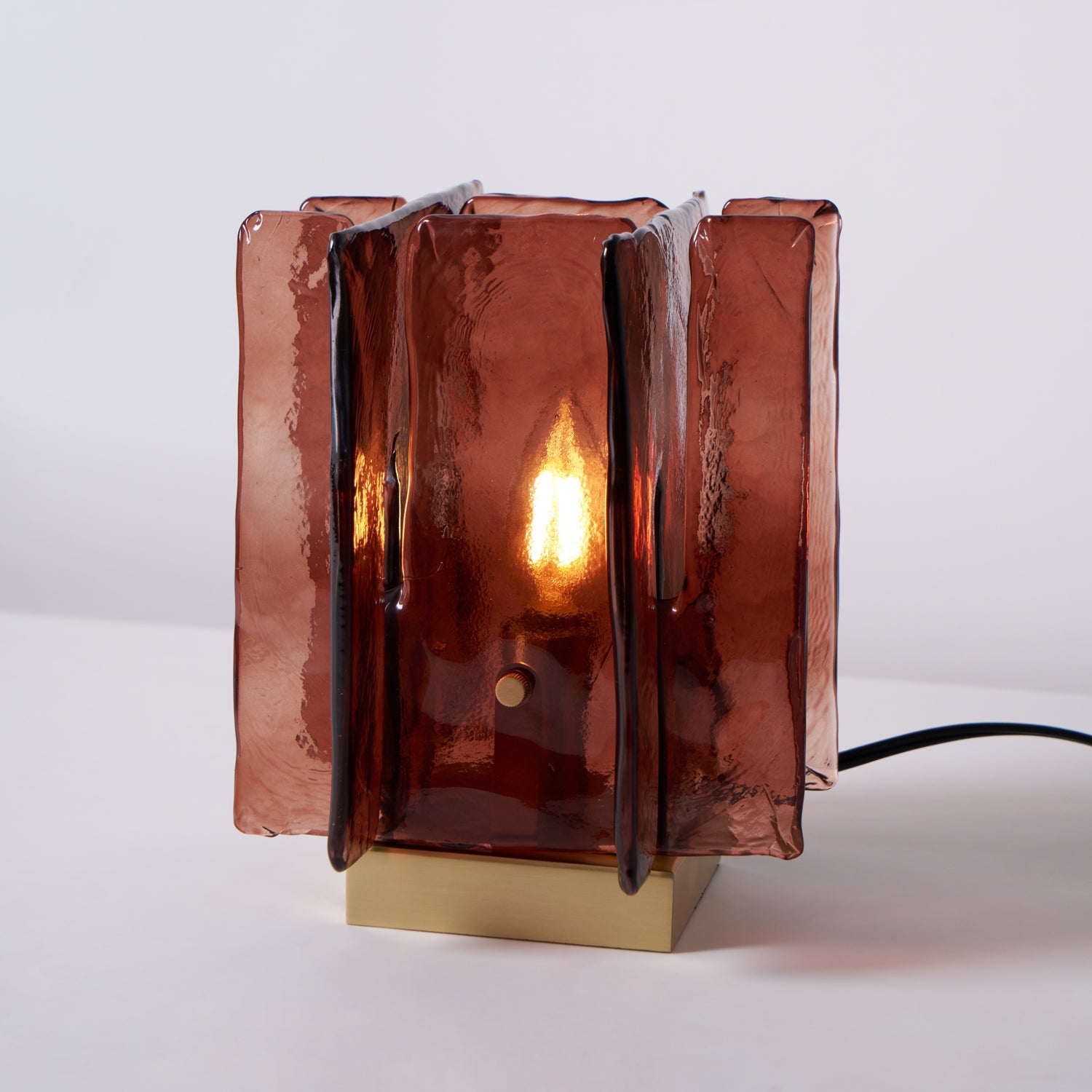 Amber Building Block Table Lamp - Blowlighting