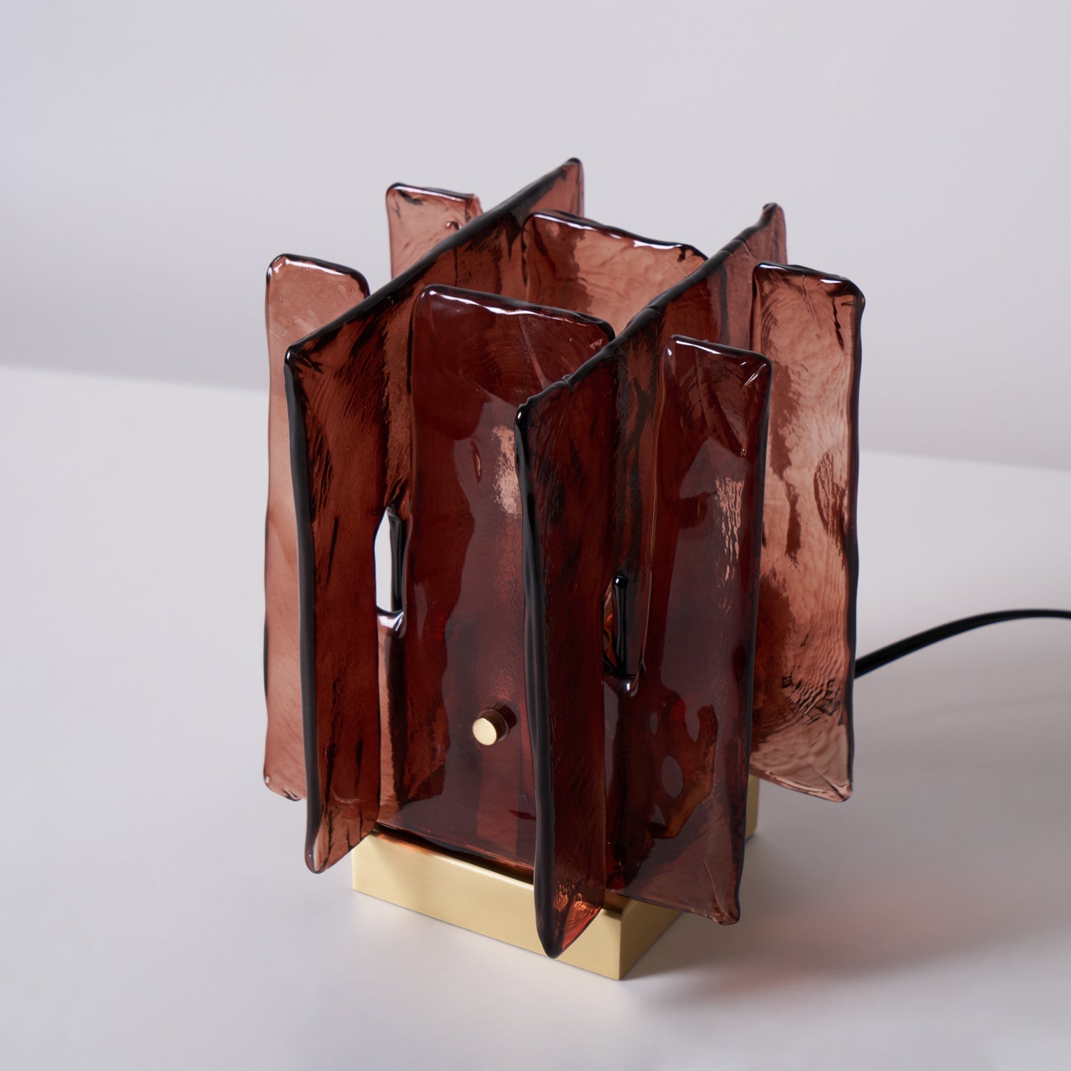 Amber Building Block Table Lamp - Blowlighting