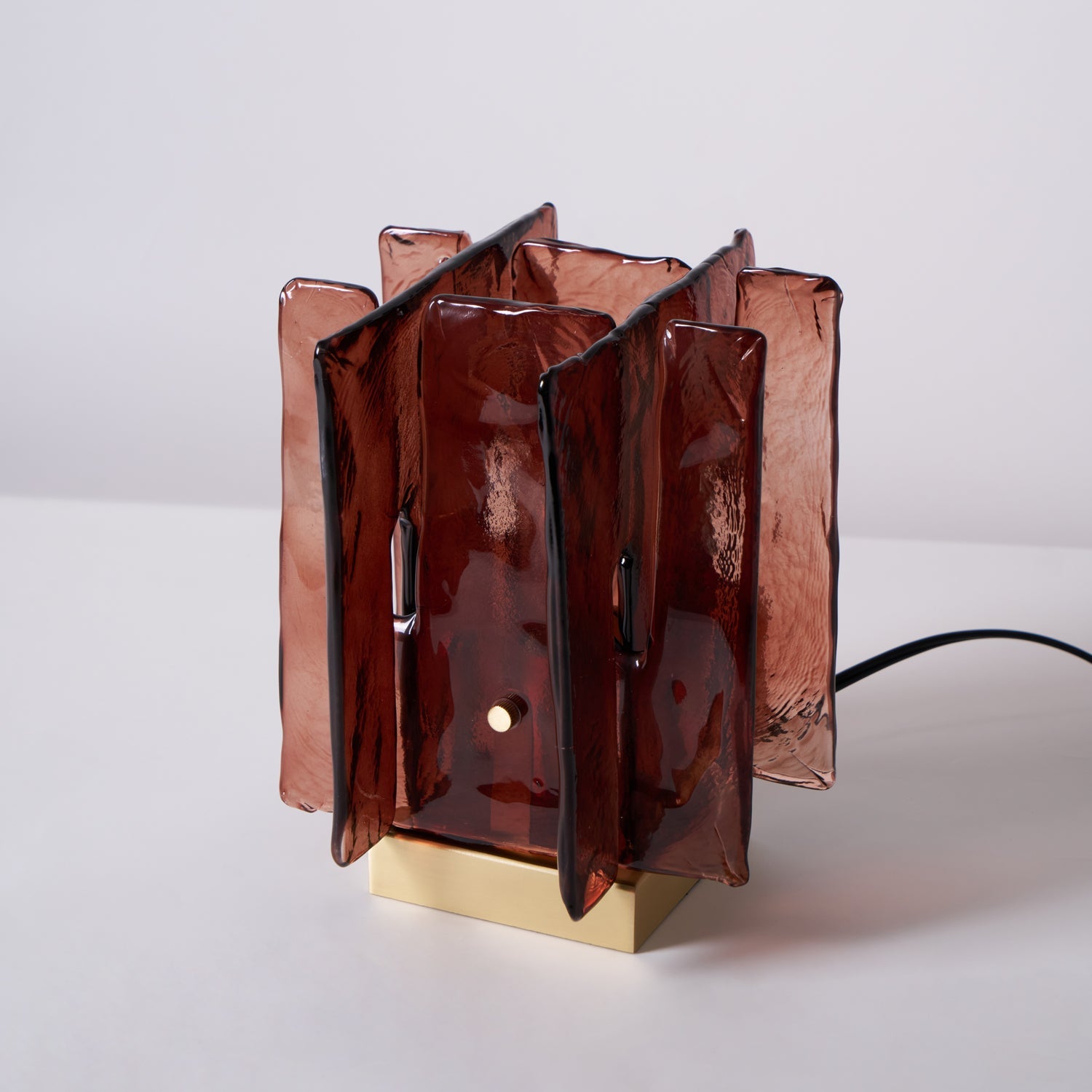 Amber Building Block Table Lamp - Blowlighting