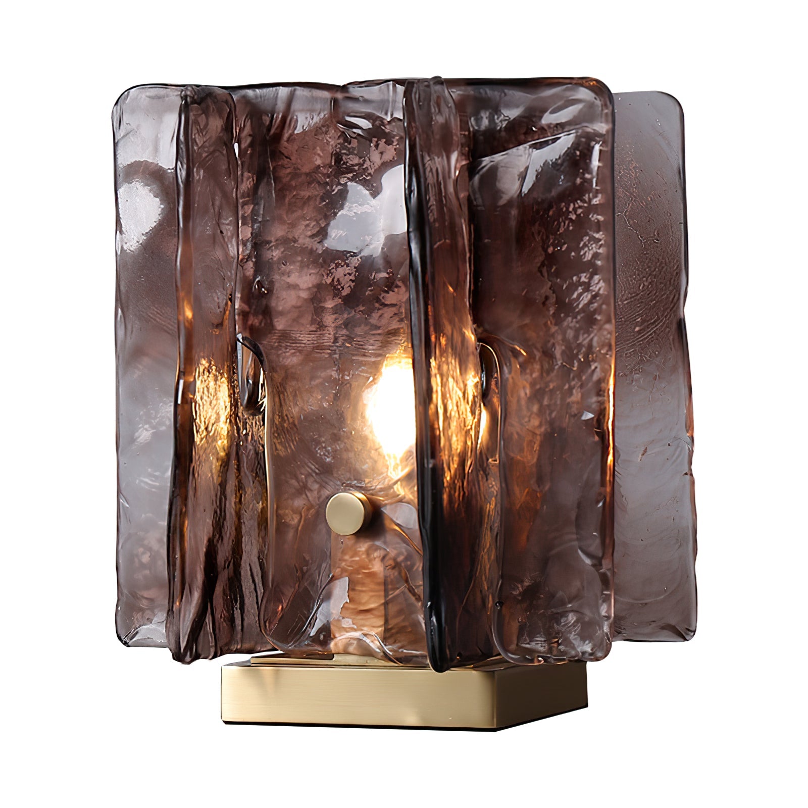 Amber Building Block Table Lamp - Blowlighting
