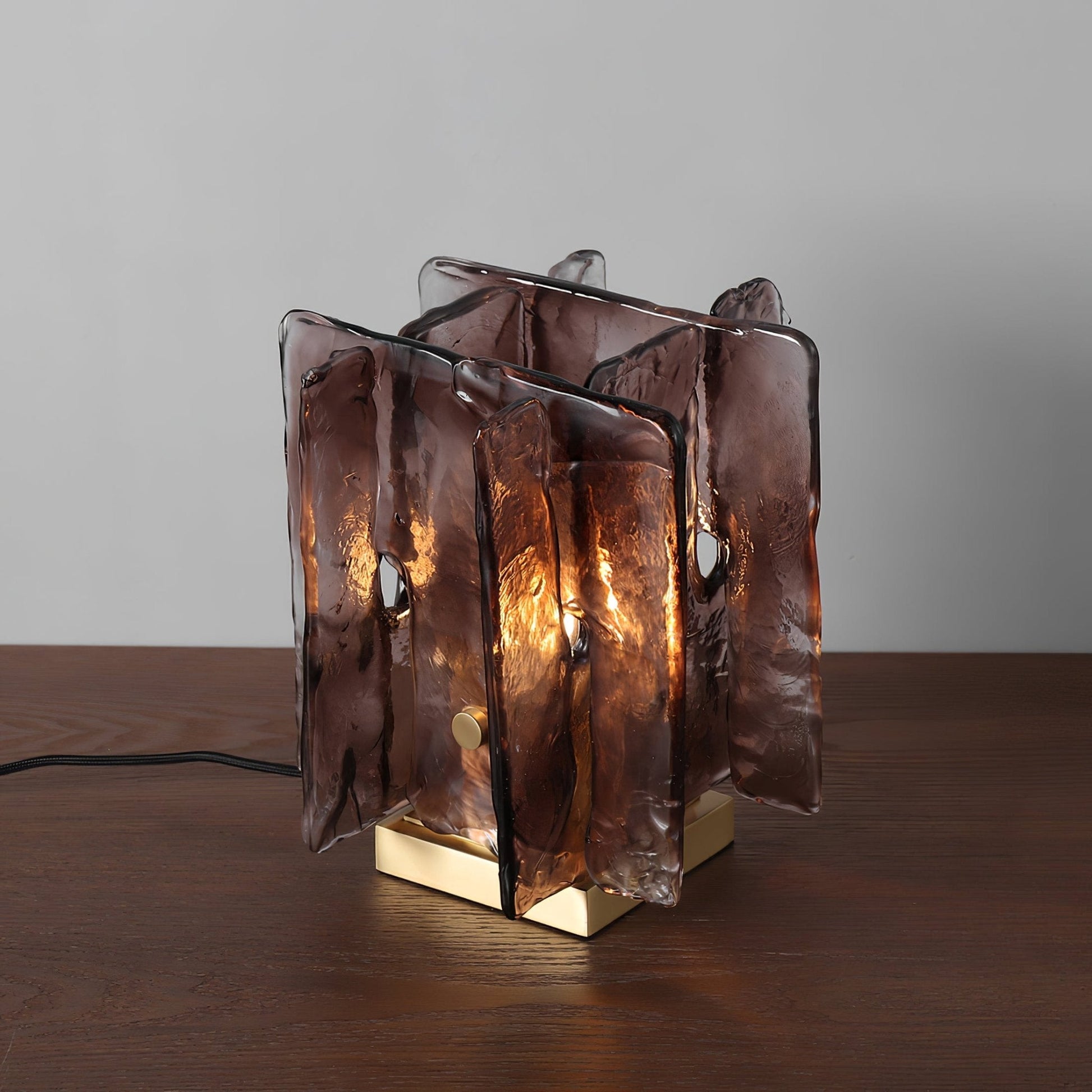 Amber Building Block Table Lamp - Blowlighting
