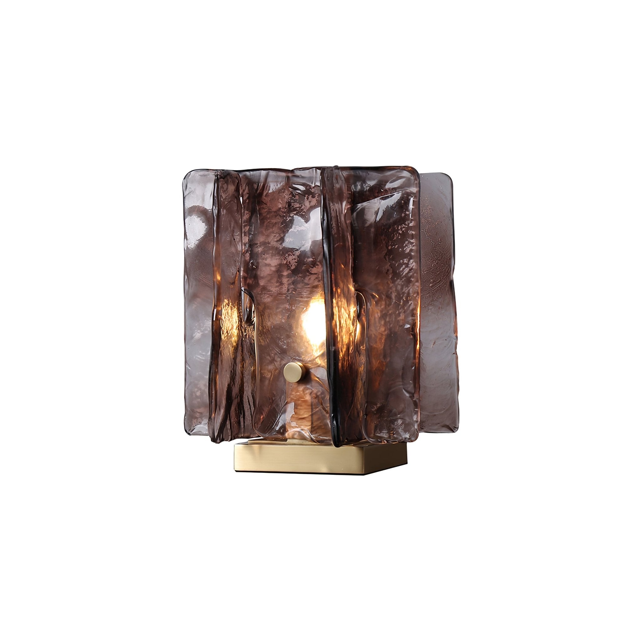 Amber Building Block Table Lamp - Blowlighting