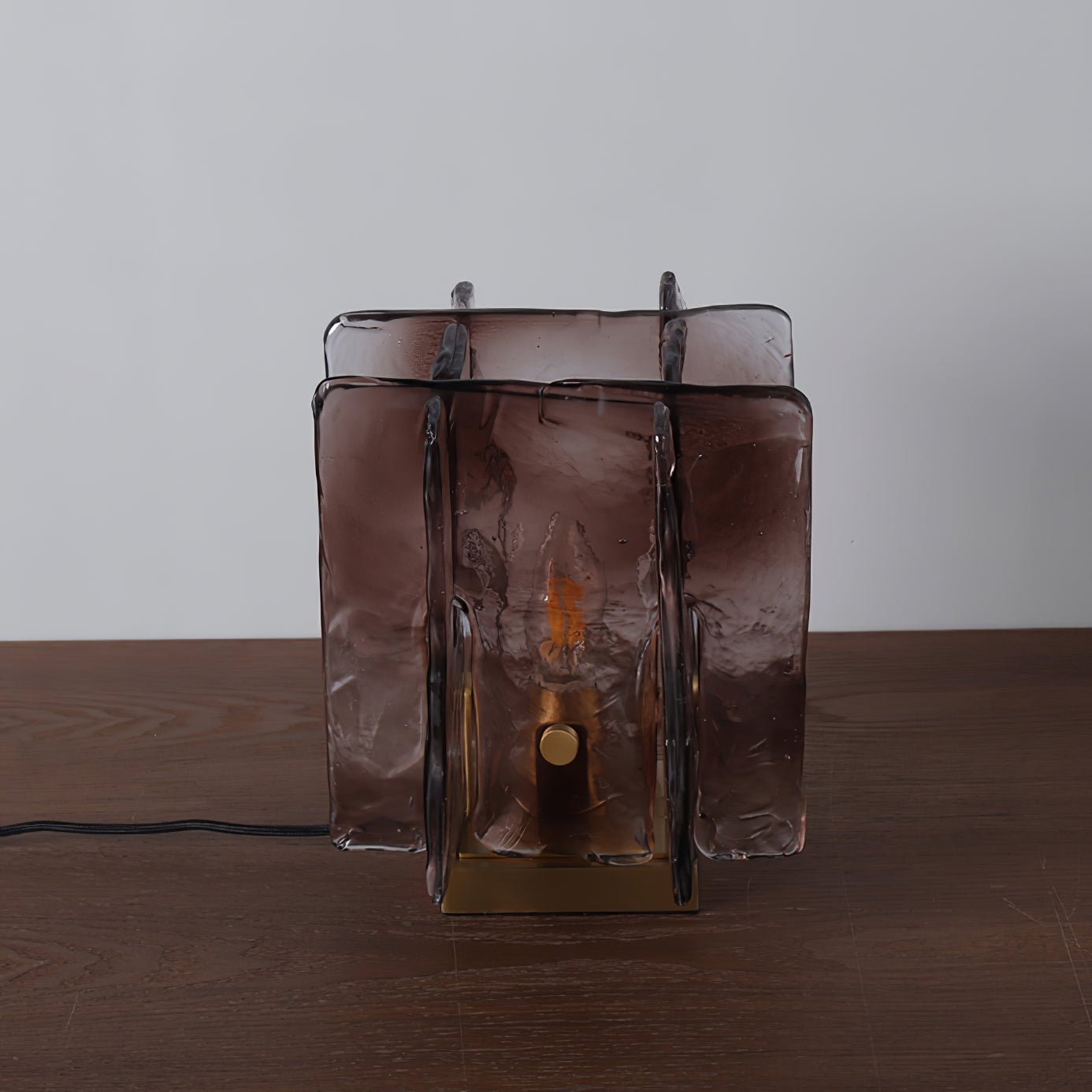 Amber Building Block Table Lamp - Blowlighting