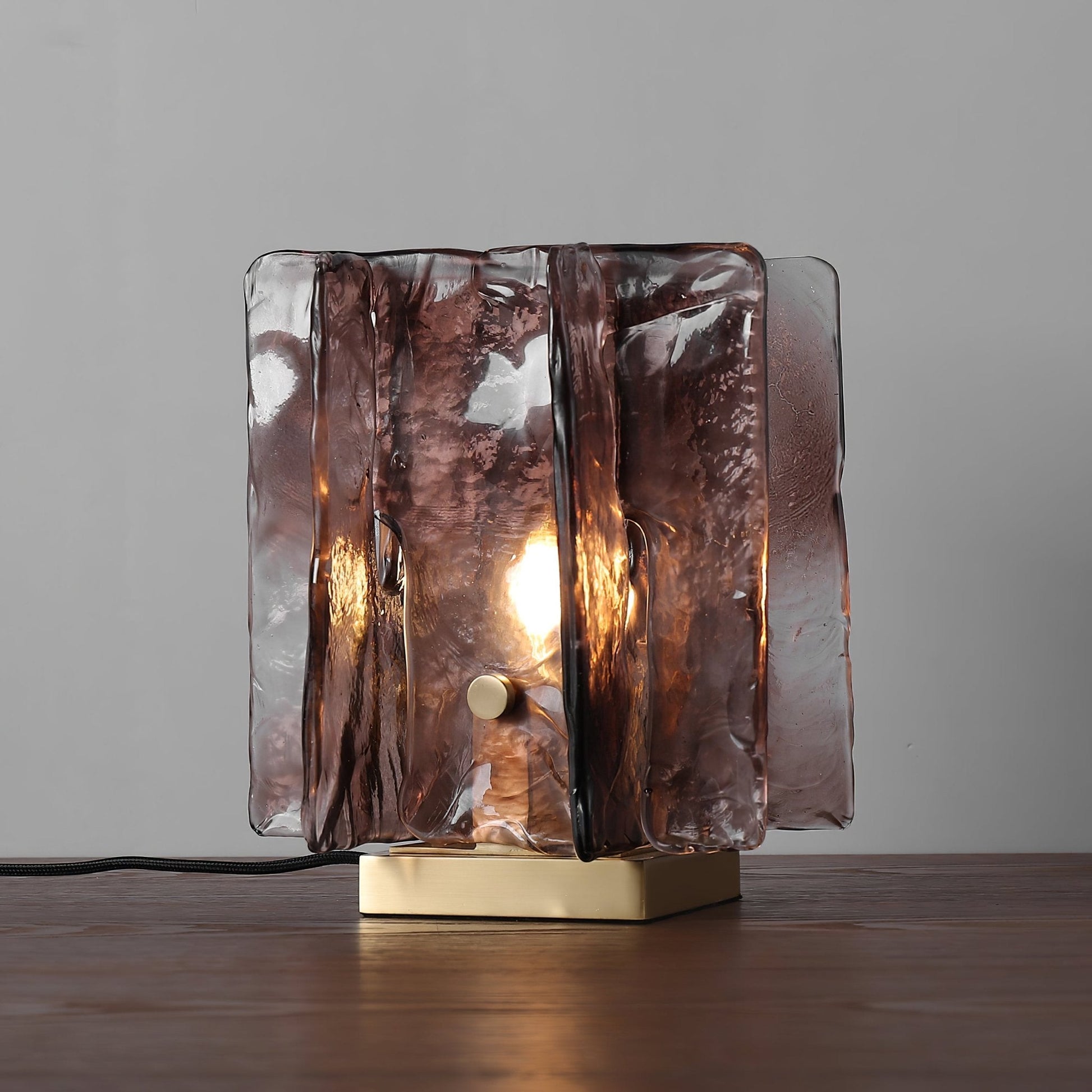 Amber Building Block Table Lamp - Blowlighting