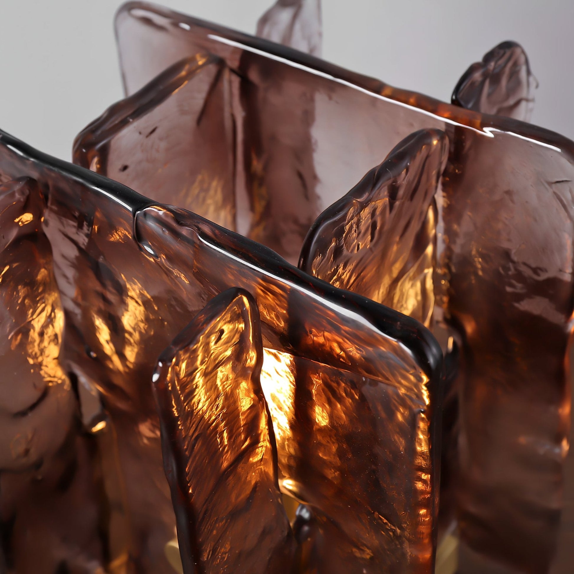 Amber Building Block Table Lamp - Blowlighting
