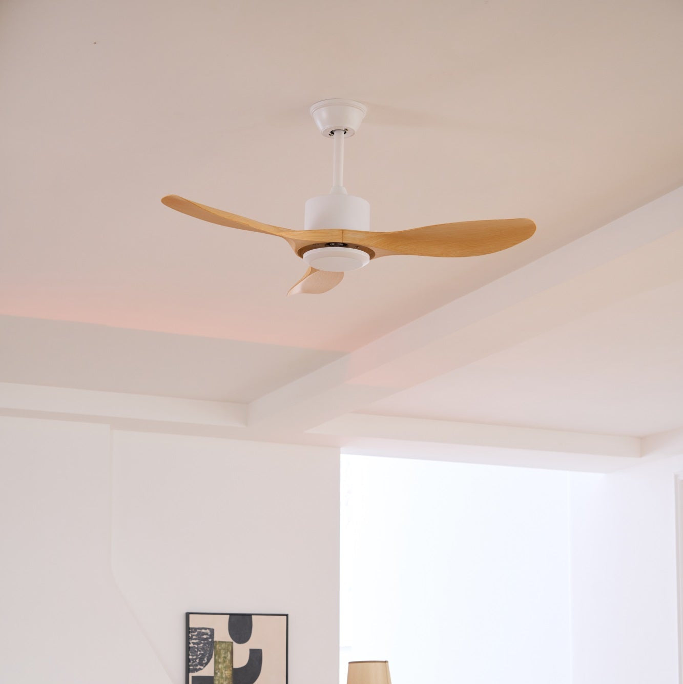 Arlo Minimalist Wood Ceiling Fan Light - Blowlighting