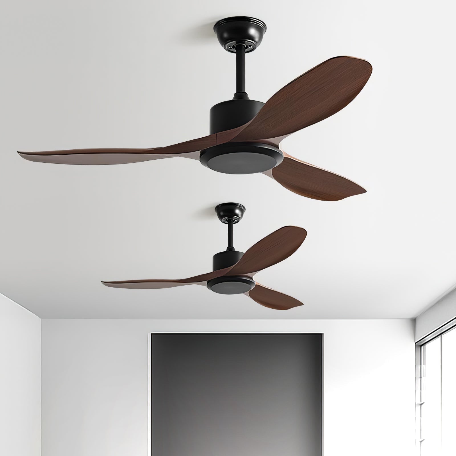 Arlo Minimalist Wood Ceiling Fan Light - Blowlighting