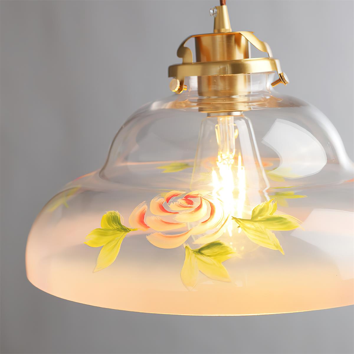 Lyric Romantic Glass Pendant Lamp