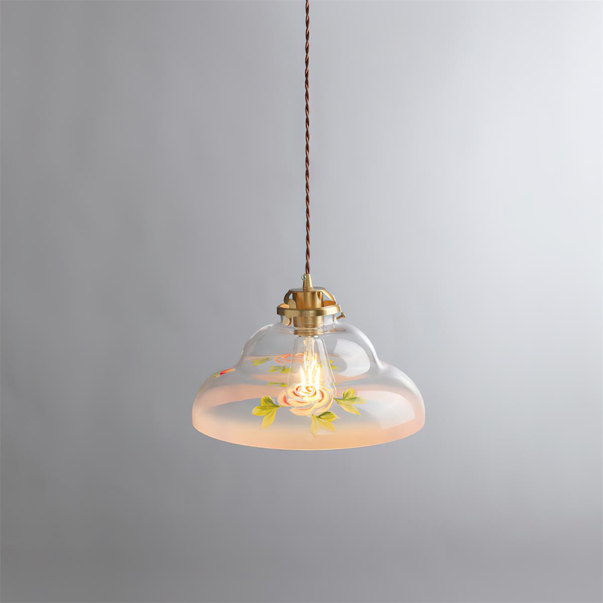 Lyric Romantic Glass Pendant Lamp