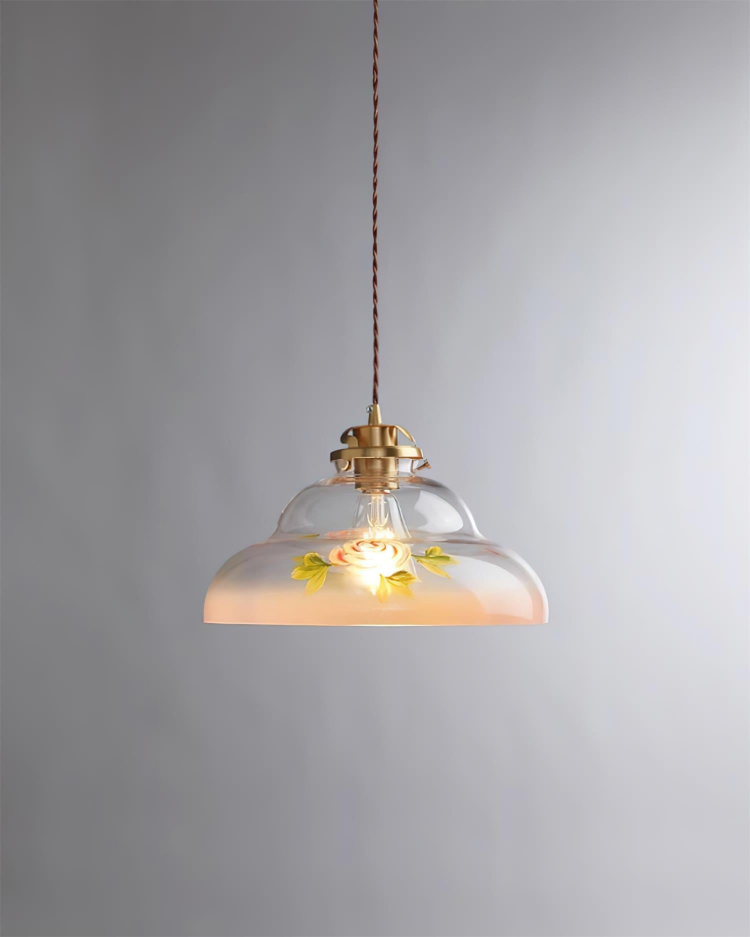 Lyric Romantic Glass Pendant Lamp
