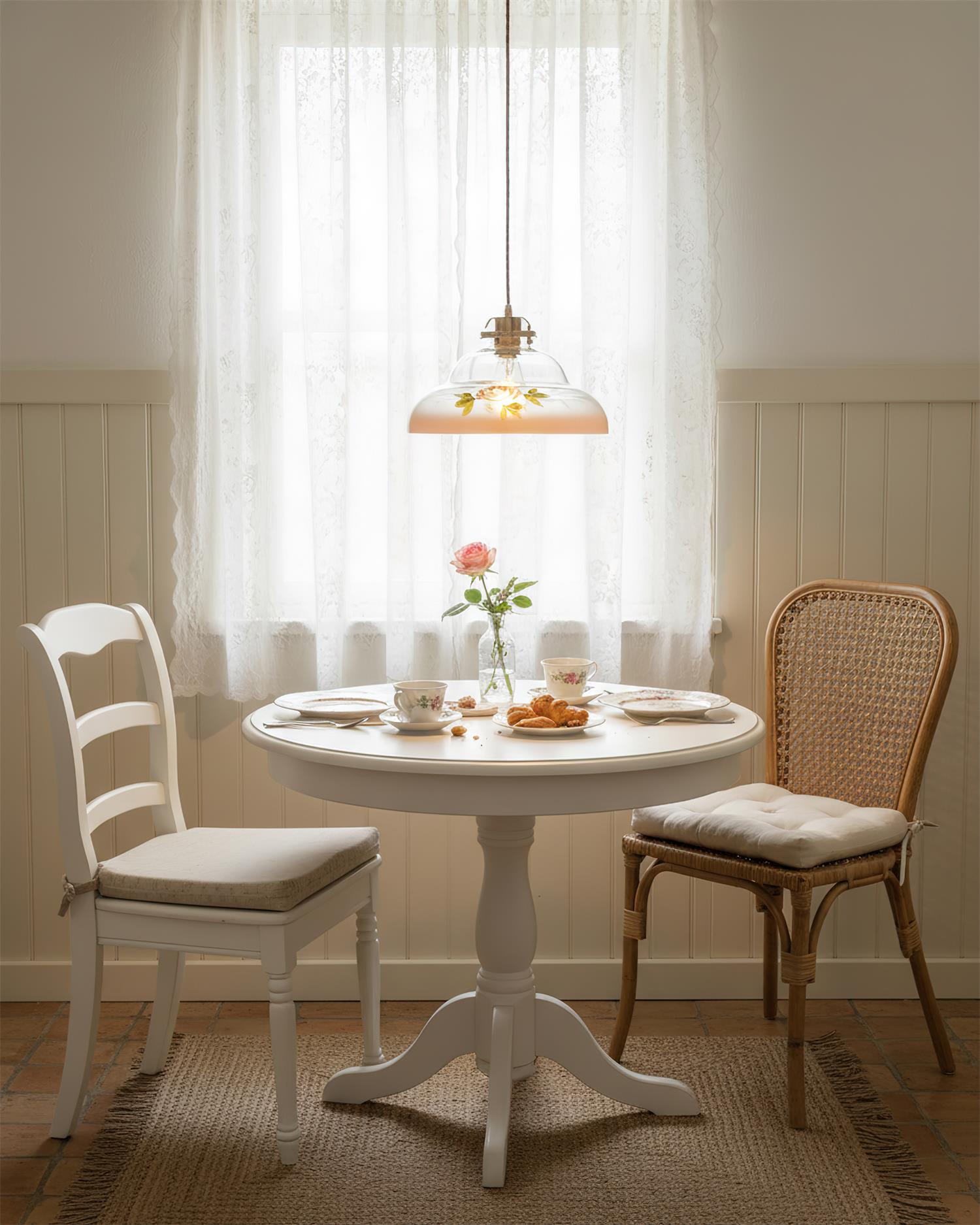 Lyric Romantic Glass Pendant Lamp