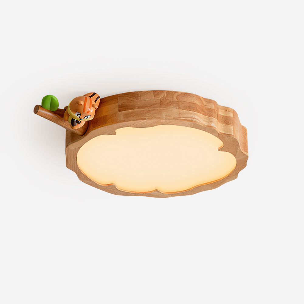 FableLume Cute Wood Ceiling Lamp