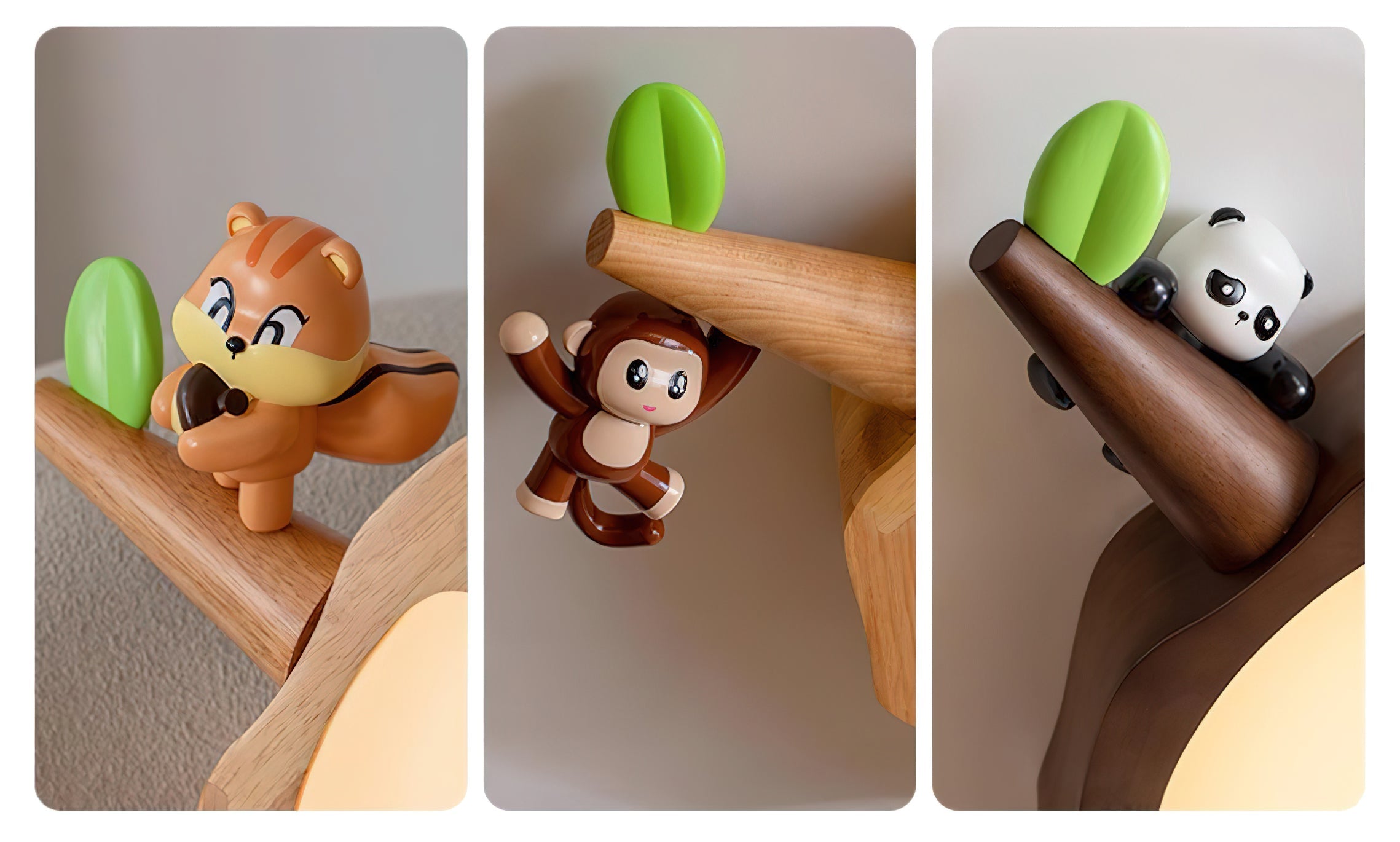 FableLume Cute Wood Ceiling Lamp