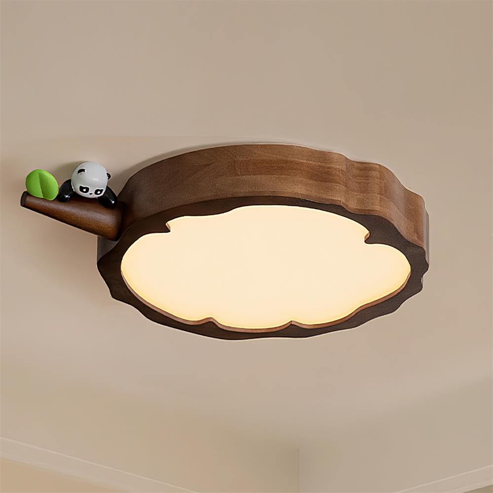 FableLume Cute Wood Ceiling Lamp