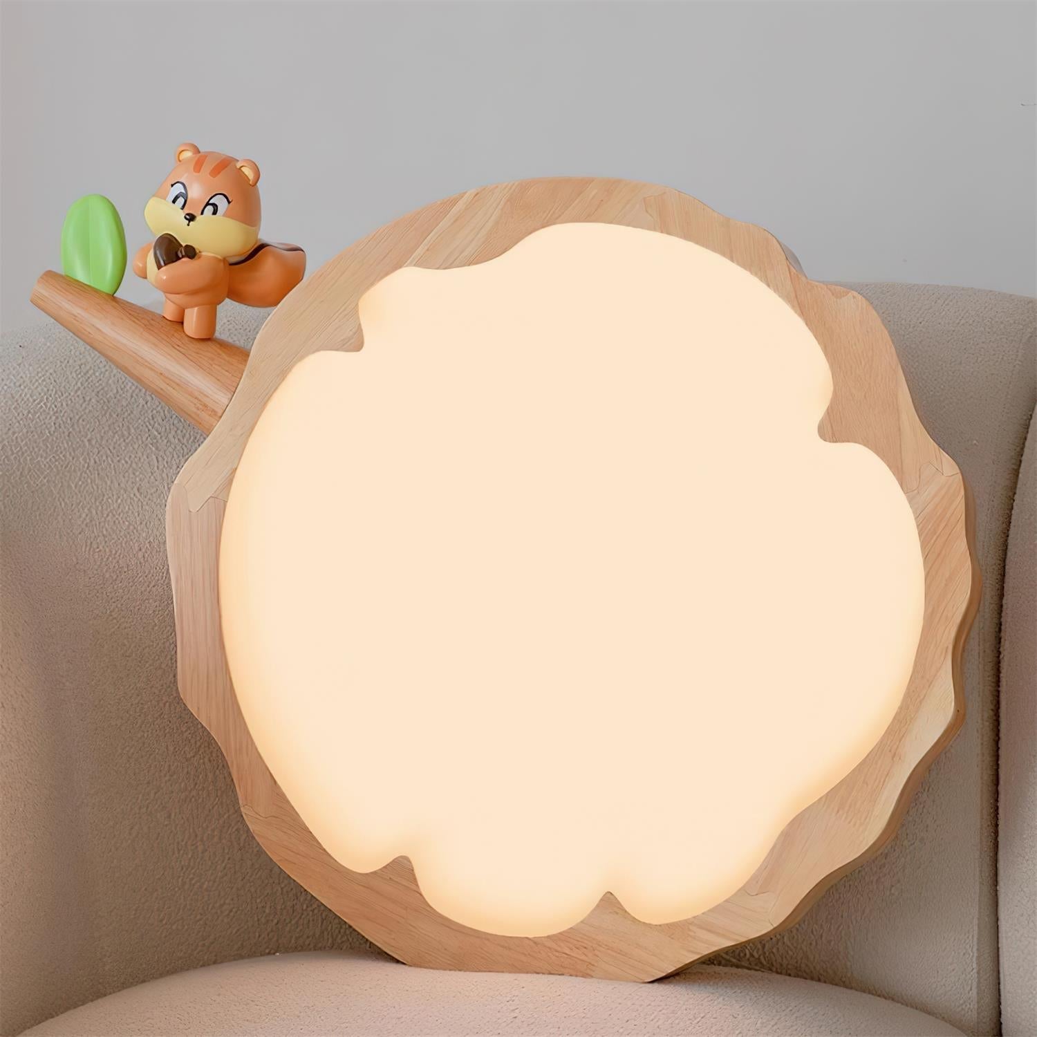 FableLume Cute Wood Ceiling Lamp