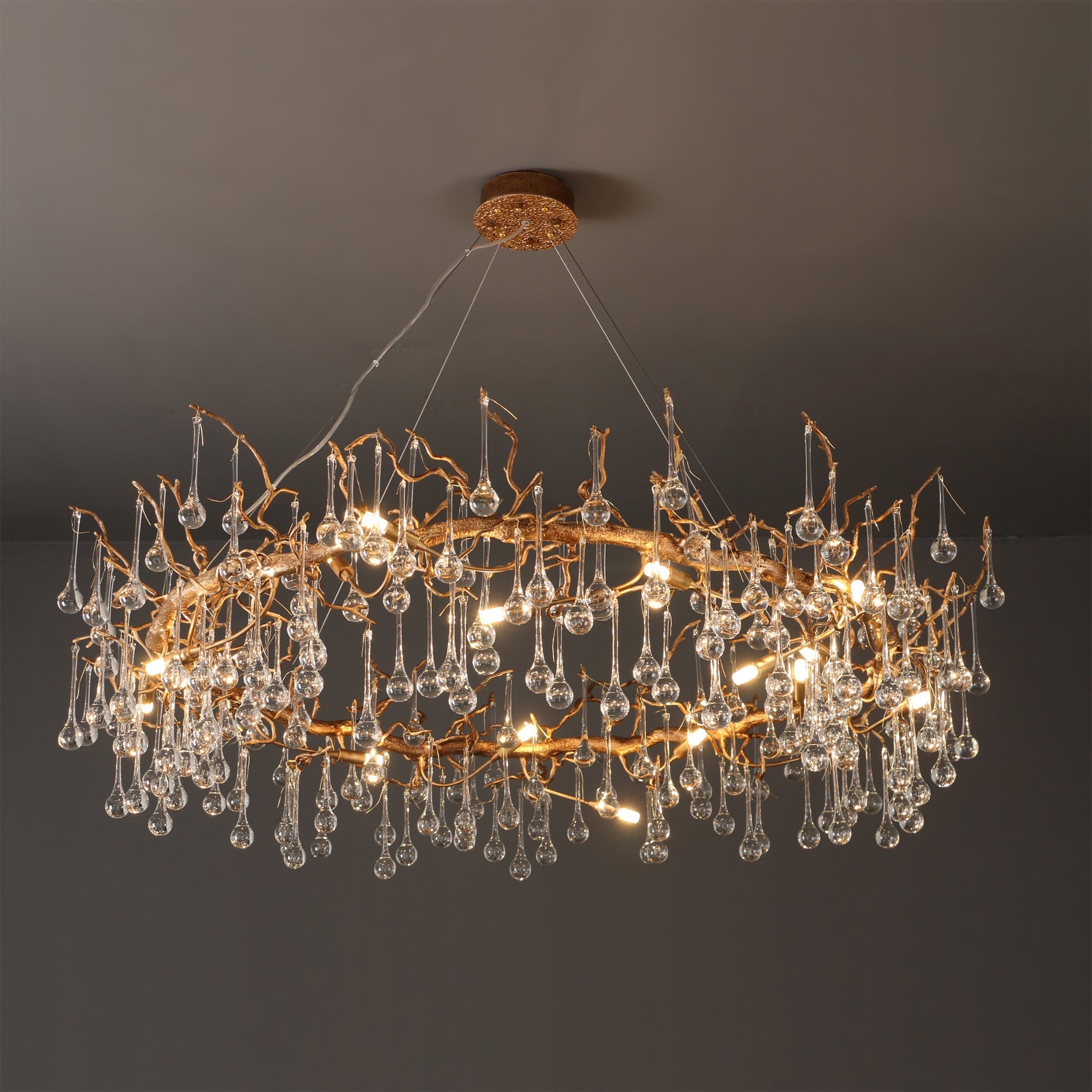 Anita Luxury Glass Chandelier