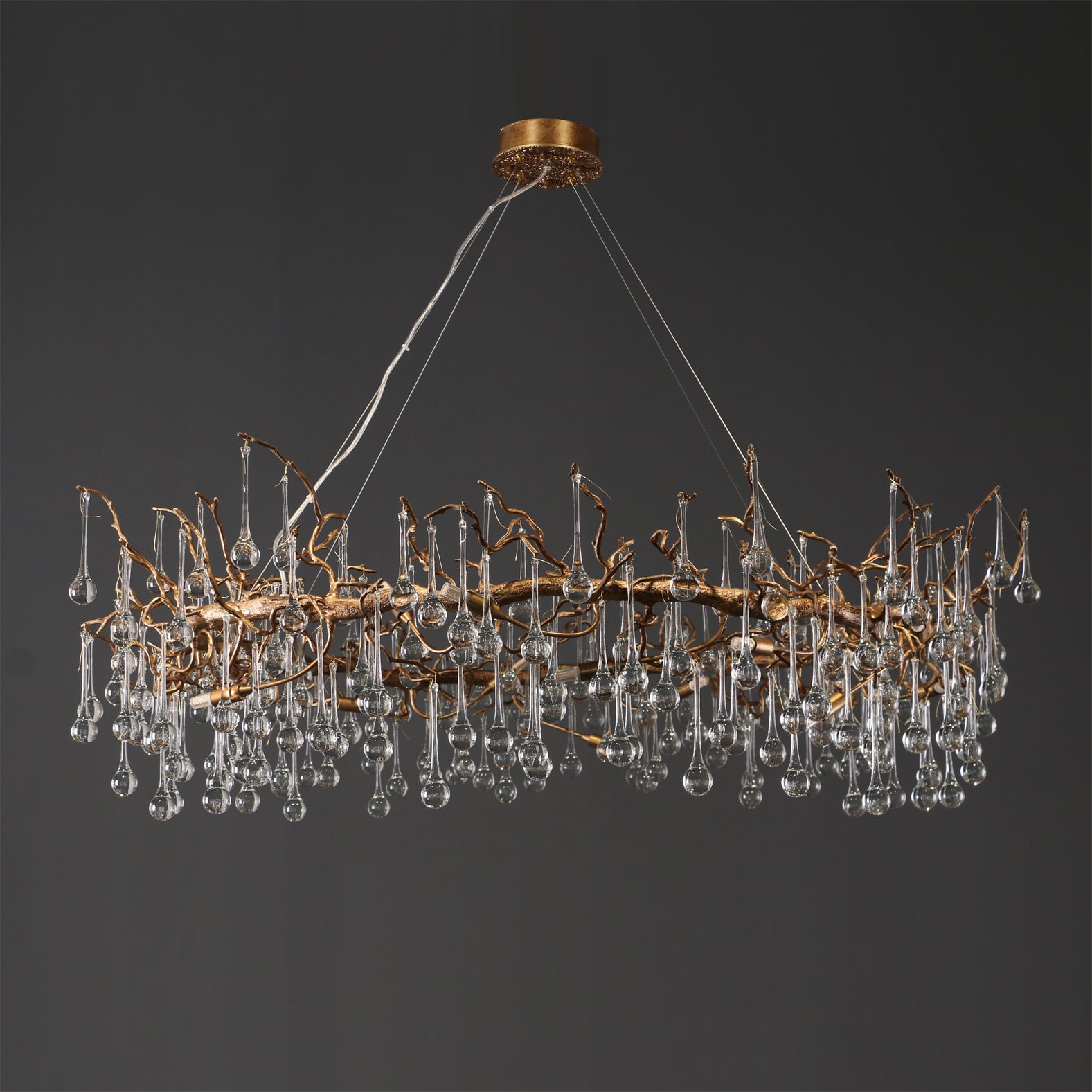 Anita Luxury Glass Chandelier
