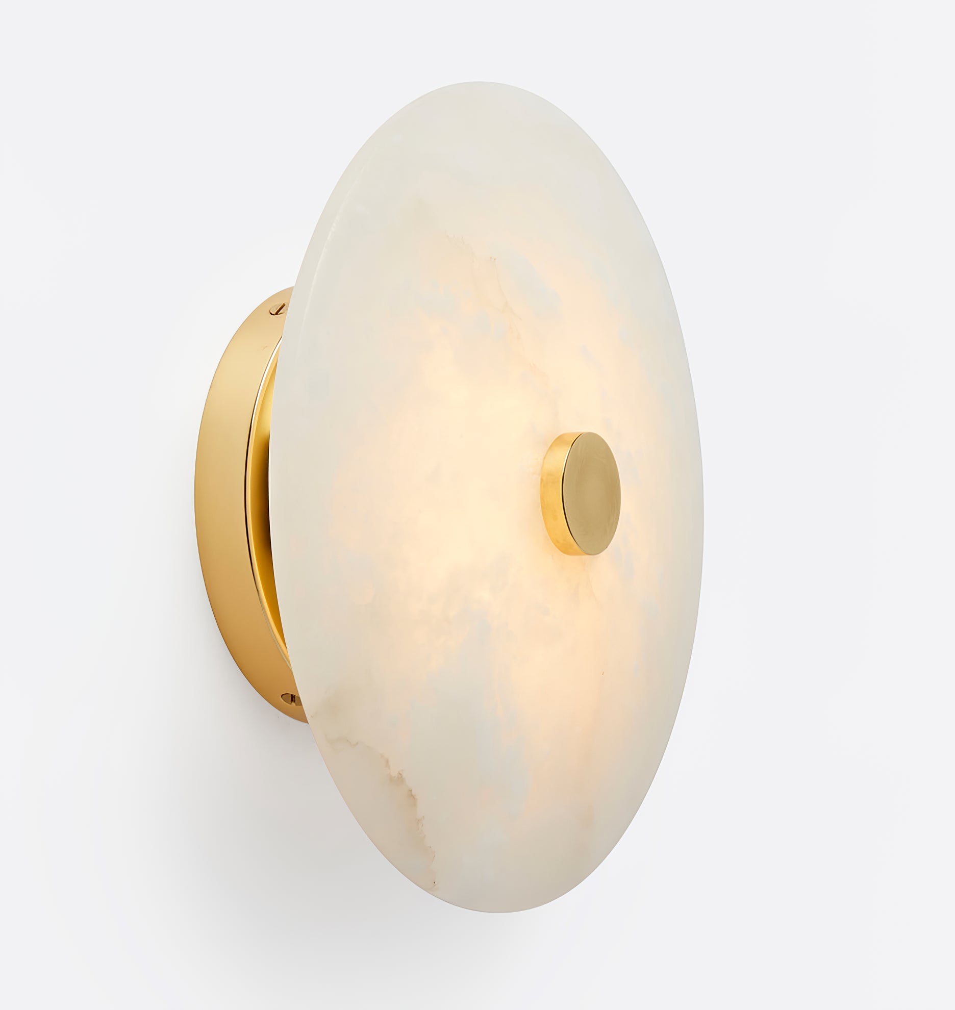 Clio Alabaster Flush Mount Light - Blowlighting