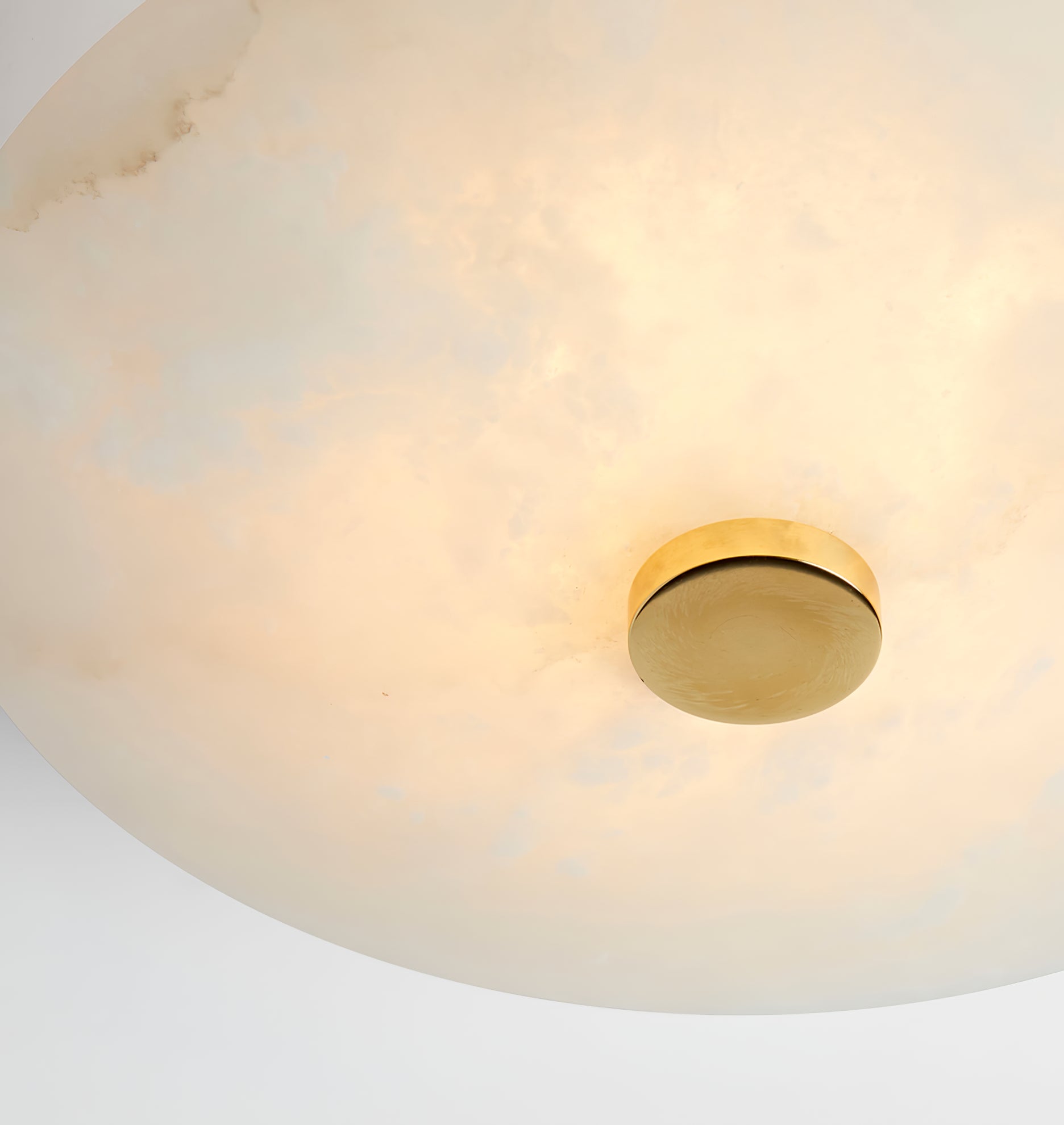 Clio Alabaster Flush Mount Light - Blowlighting