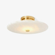 Clio Alabaster Flush Mount Light - Blowlighting
