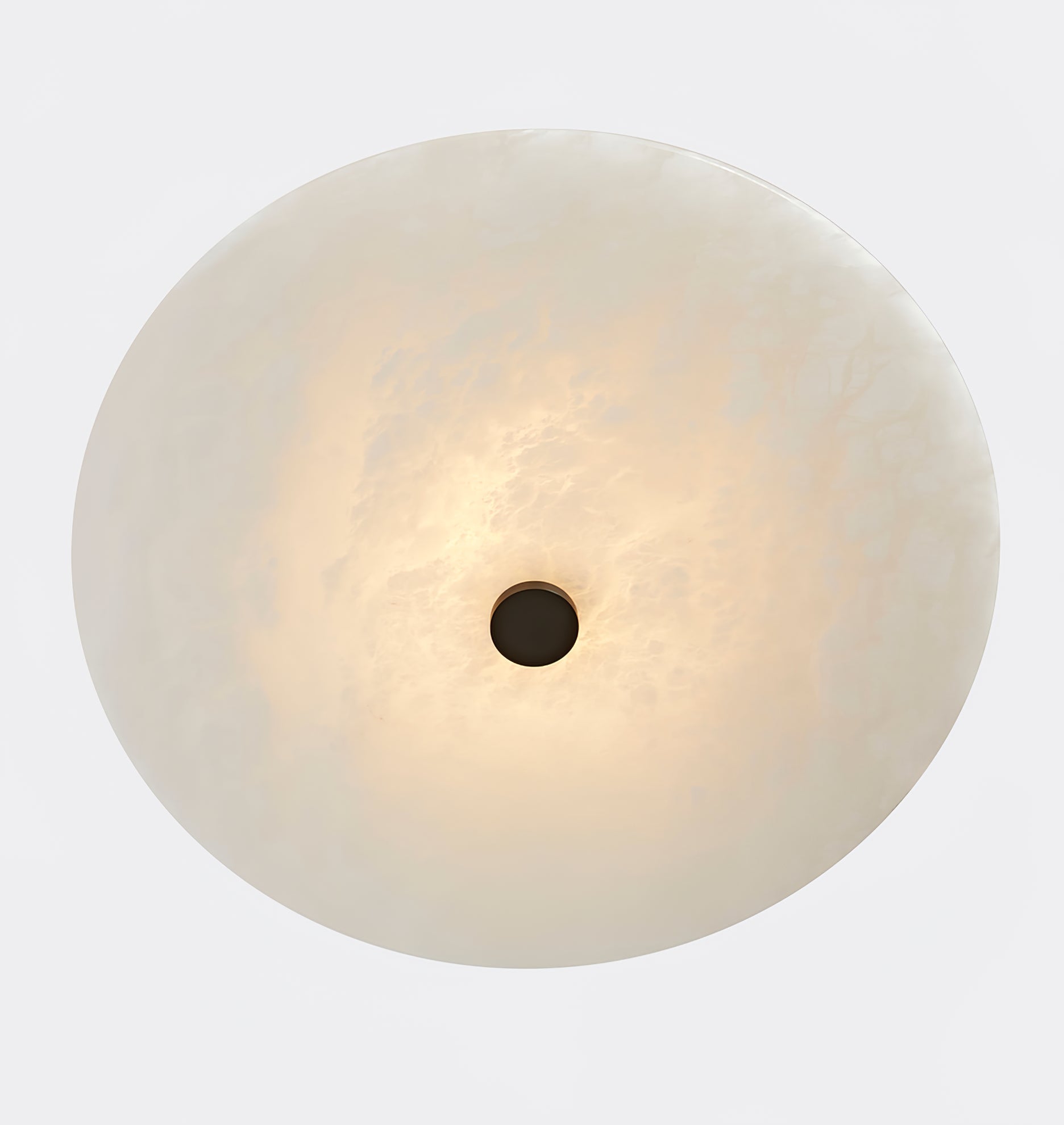 Clio Alabaster Flush Mount Light - Blowlighting