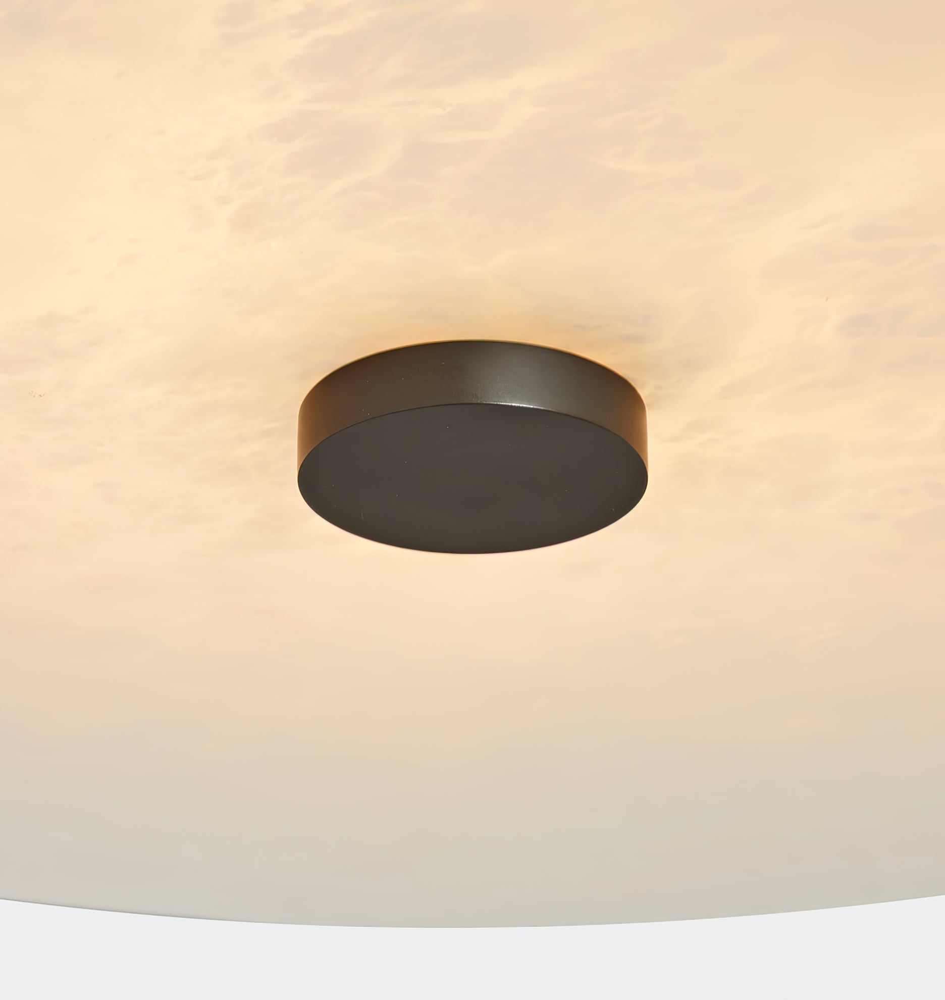 Clio Alabaster Flush Mount Light - Blowlighting