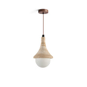 Annadel Wabi-Sabi Travertine Pendant Light