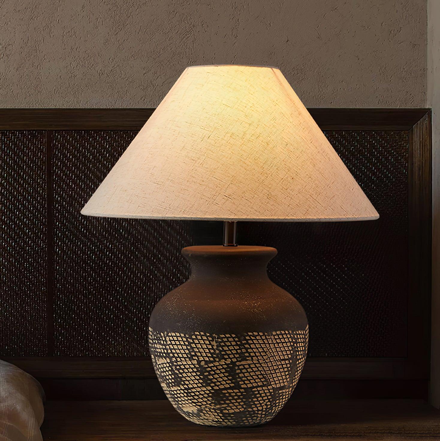 Ansel Ceramic Table Lamp - Blowlighting