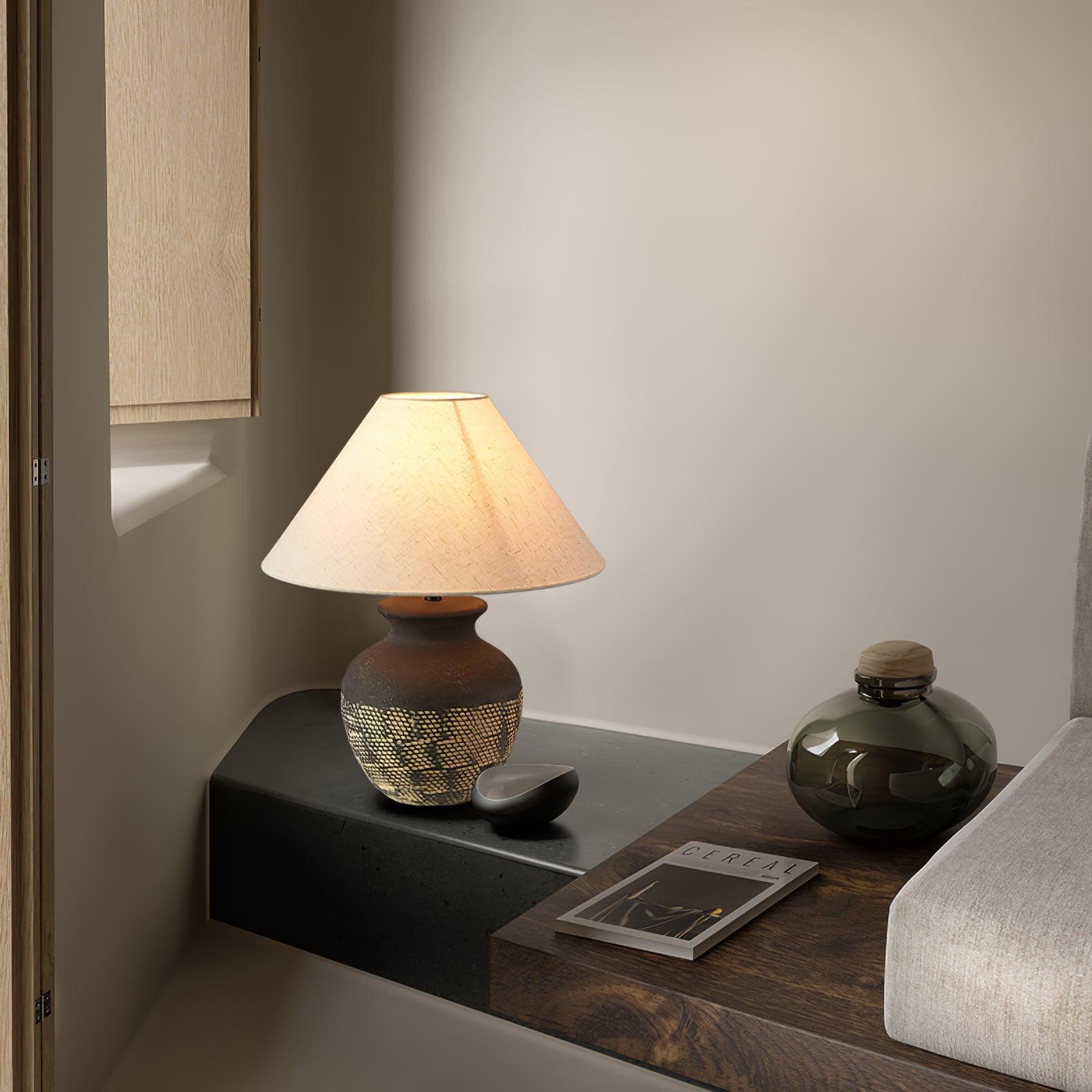 Ansel Ceramic Table Lamp - Blowlighting
