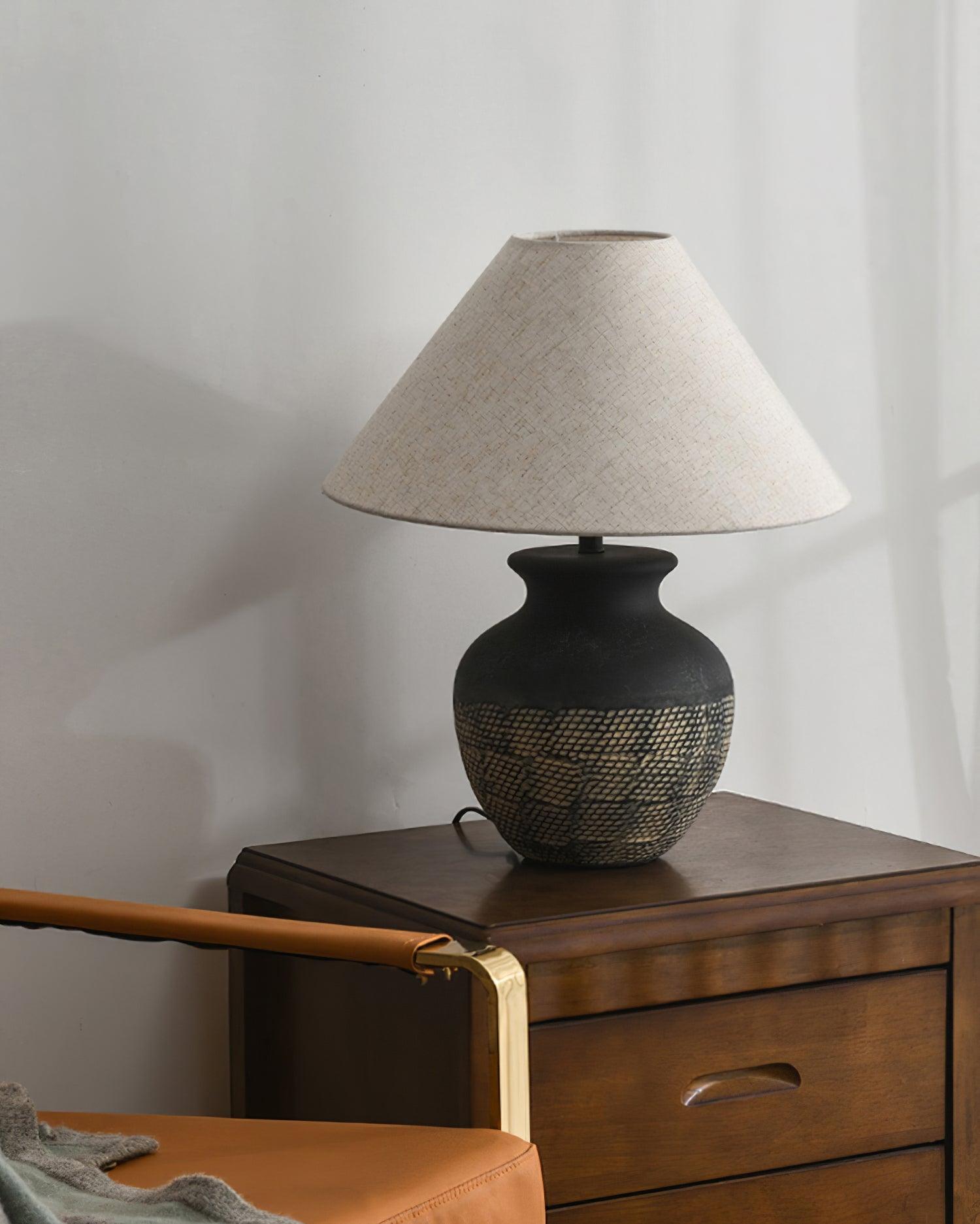 Ansel Ceramic Table Lamp - Blowlighting